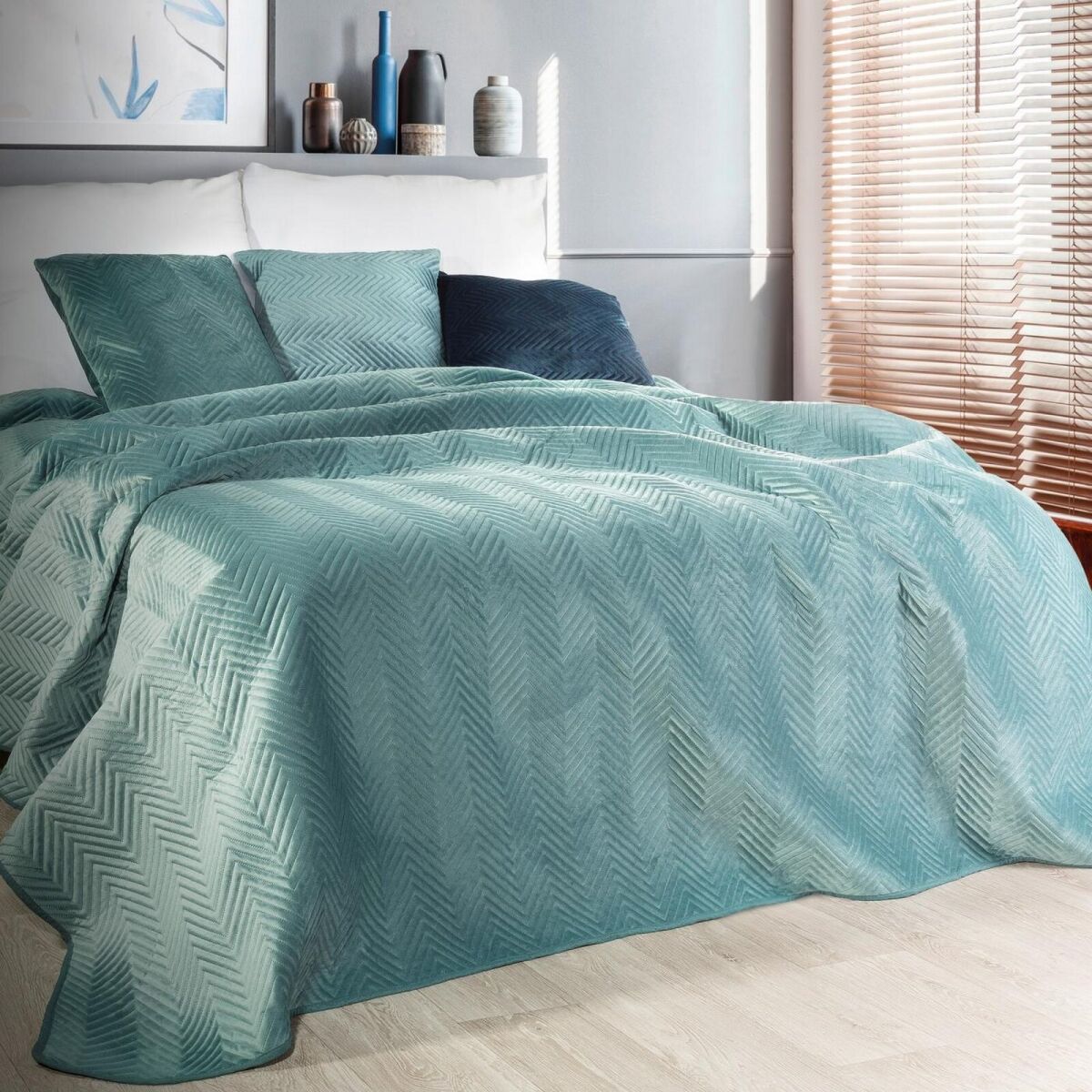 Bedspread Sofia Mint 170×210 cm