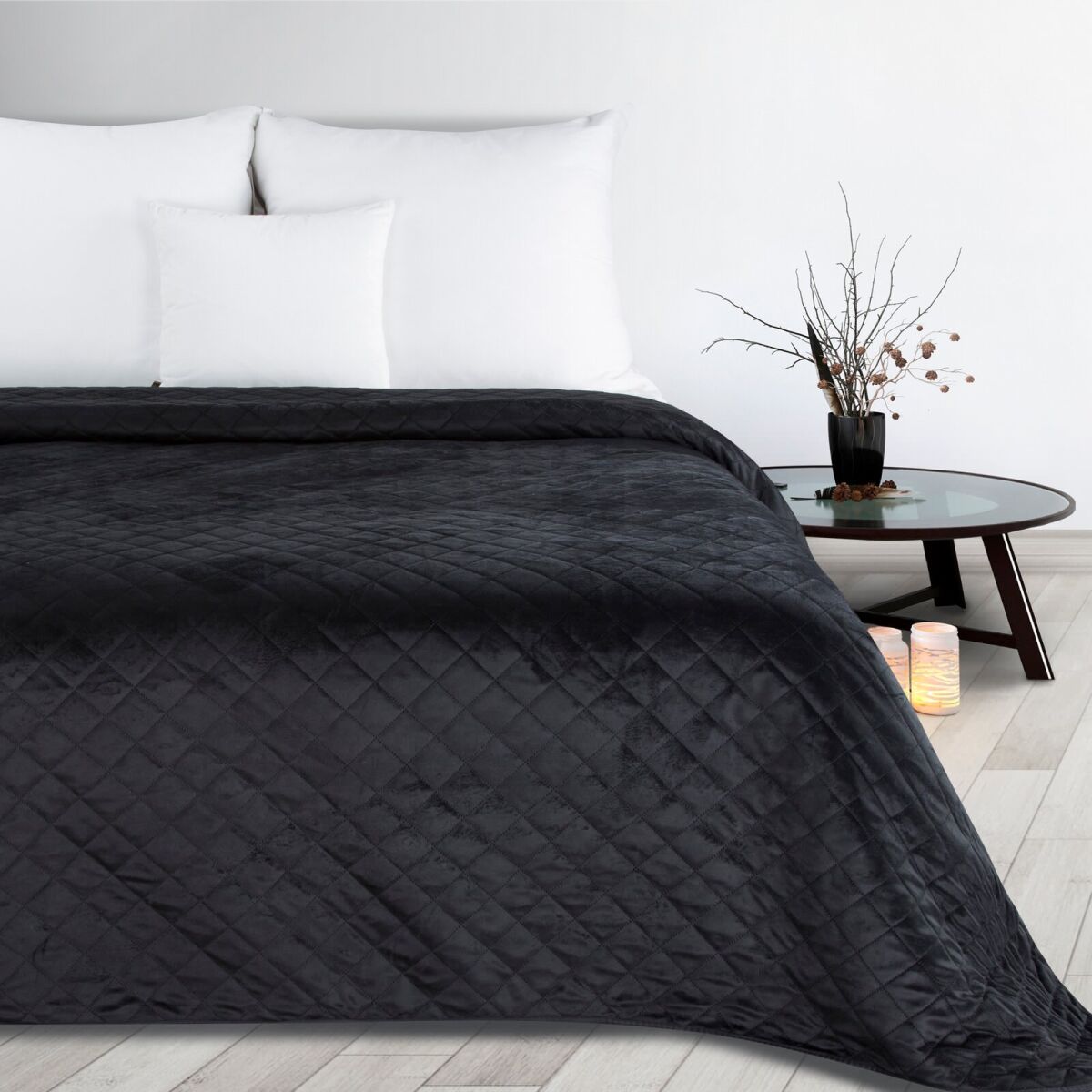 Bedspread Luiz D91 Black