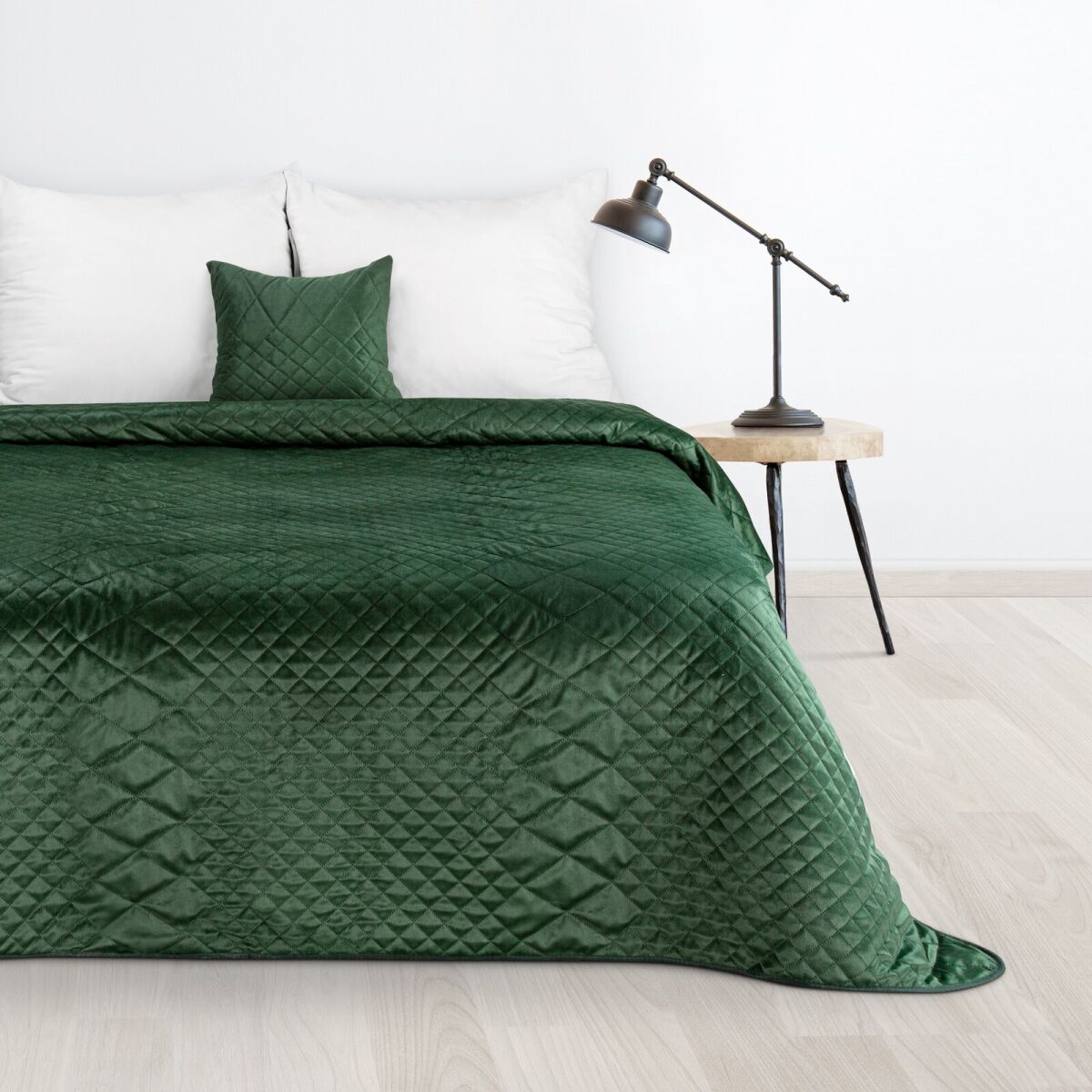 Bedspread D91 Luiz 220×240 cm Dark Green