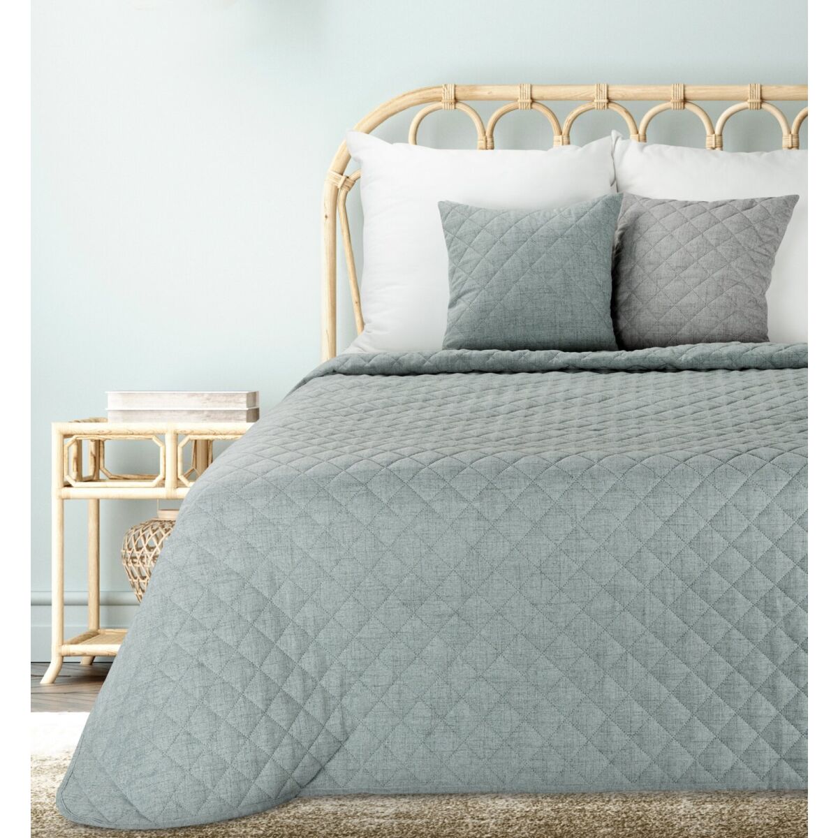 Linen Bedspread “Len 1” Mint 220 x 240 cm