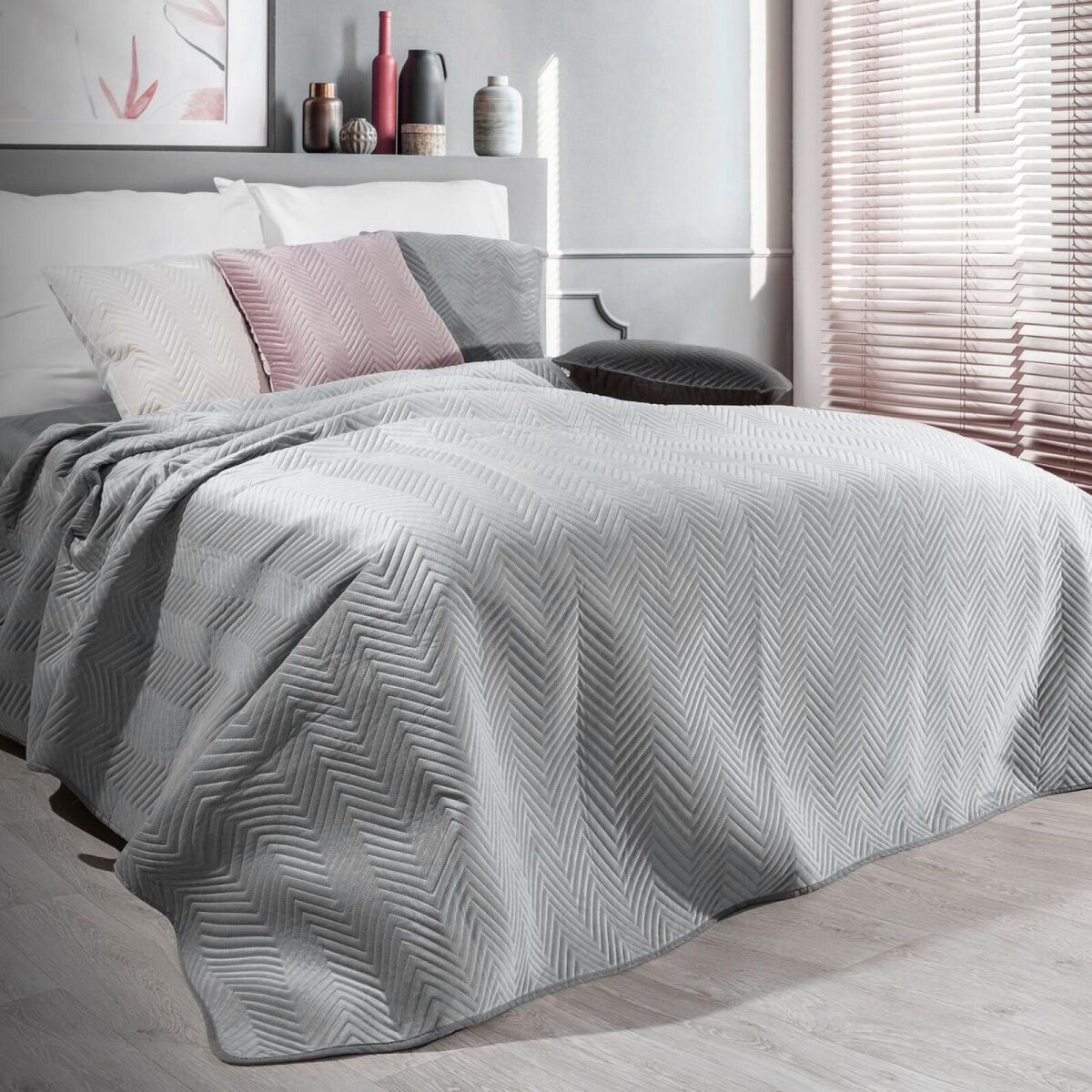 Quilt Sofia Silver 230 x 260 cm