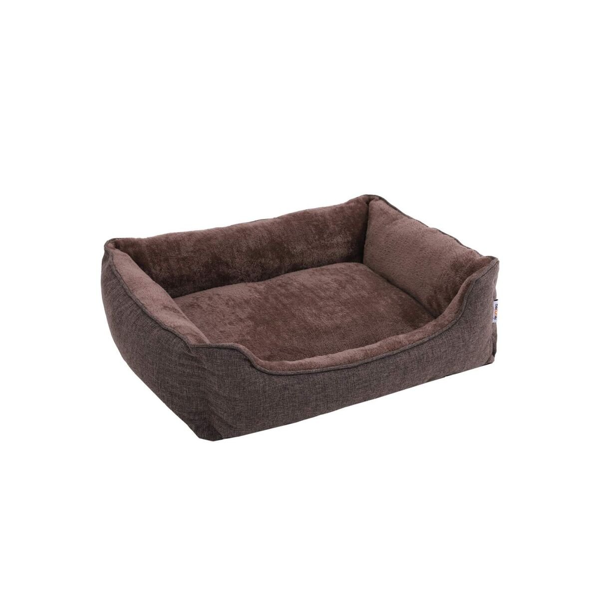 Washable Dog Bed 90 cm Brown