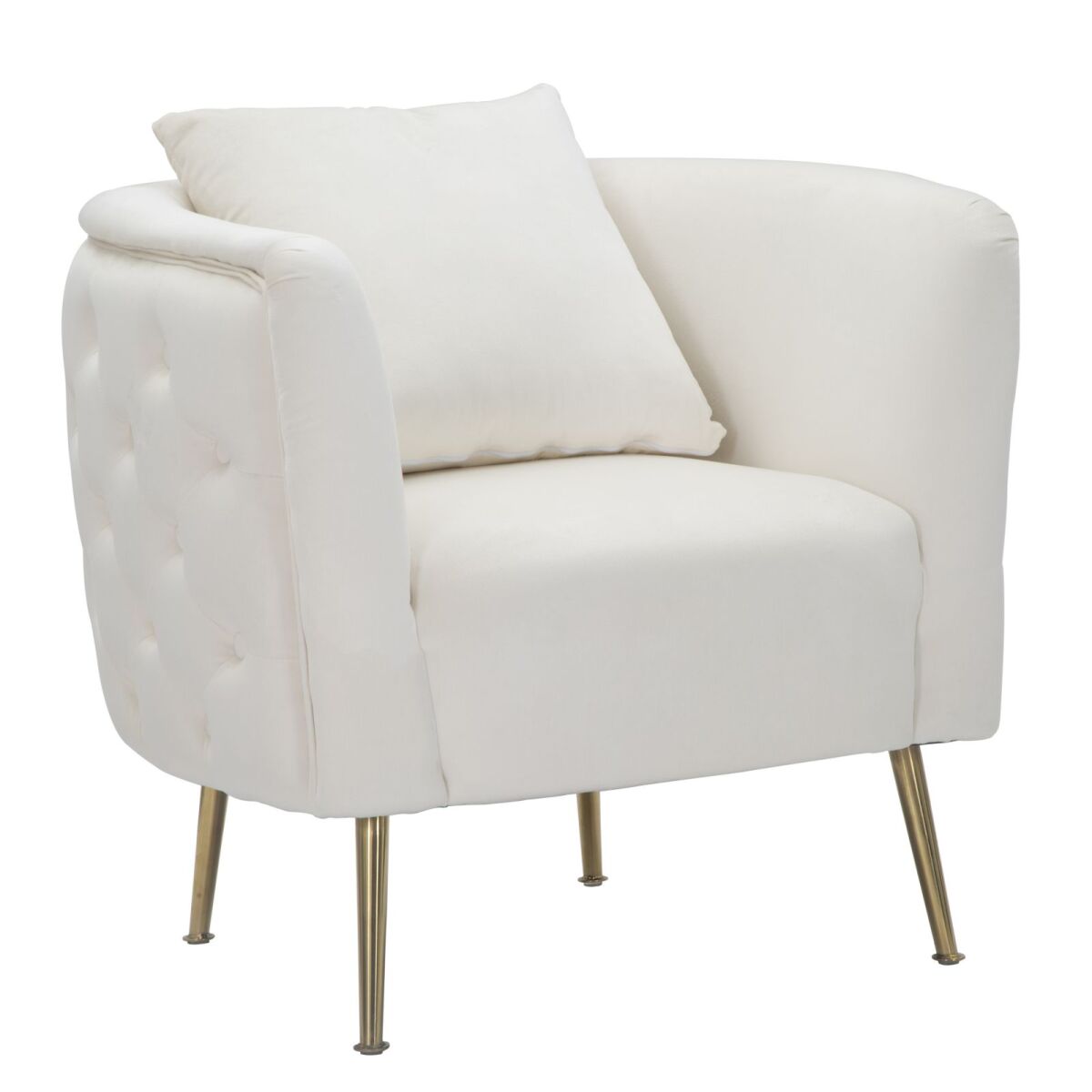 ARMCHAIR BUCAREST CREMA CM 76X74X73