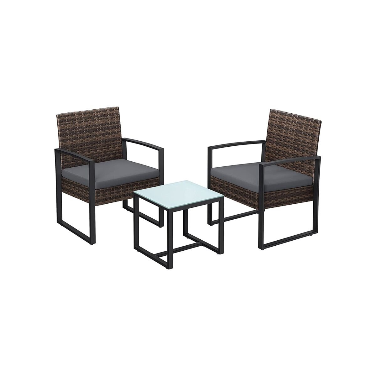 Outdoor Furniture Set in Rattan Look, 3-Piece