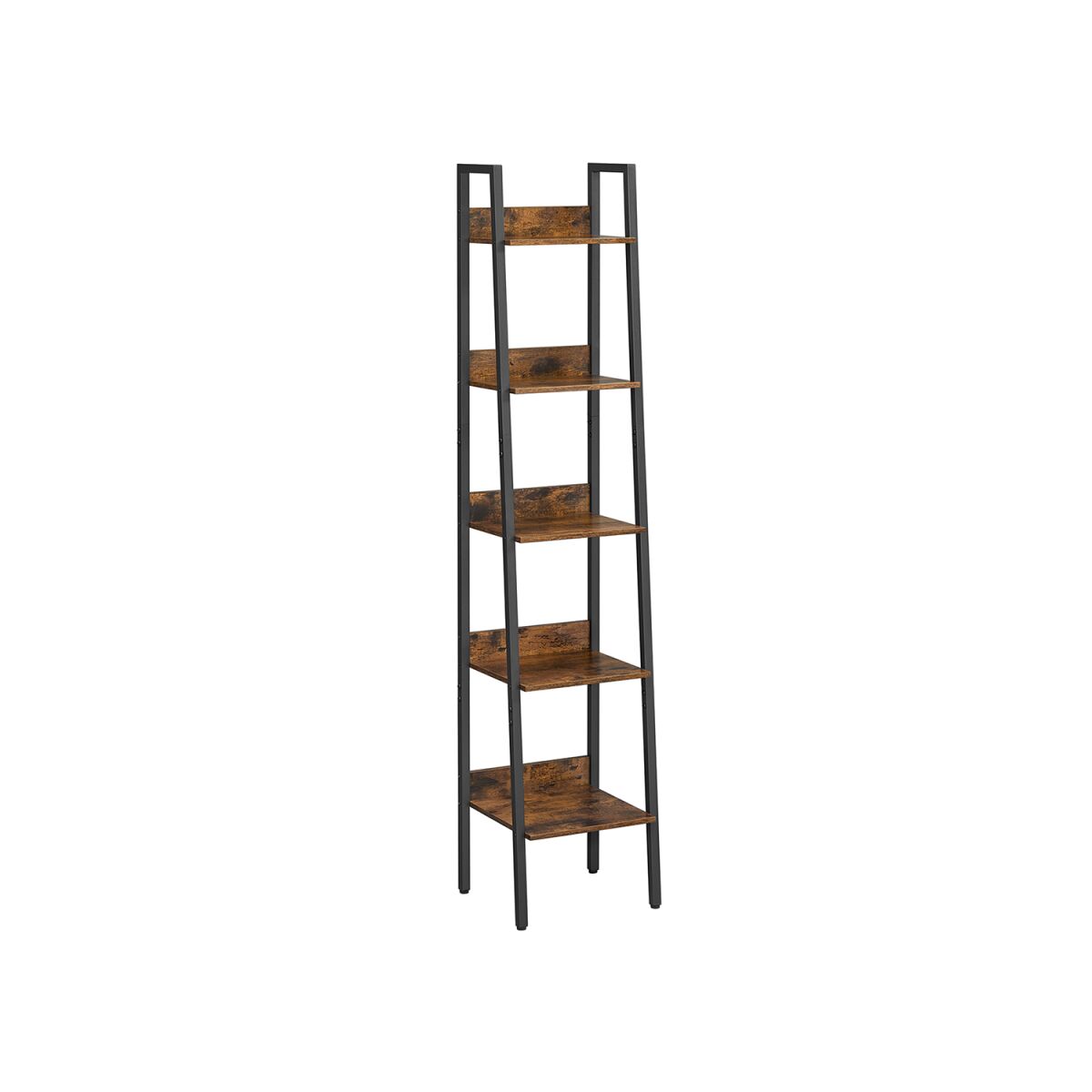 Industrial Design Ladder Shelf with 5 Shelves