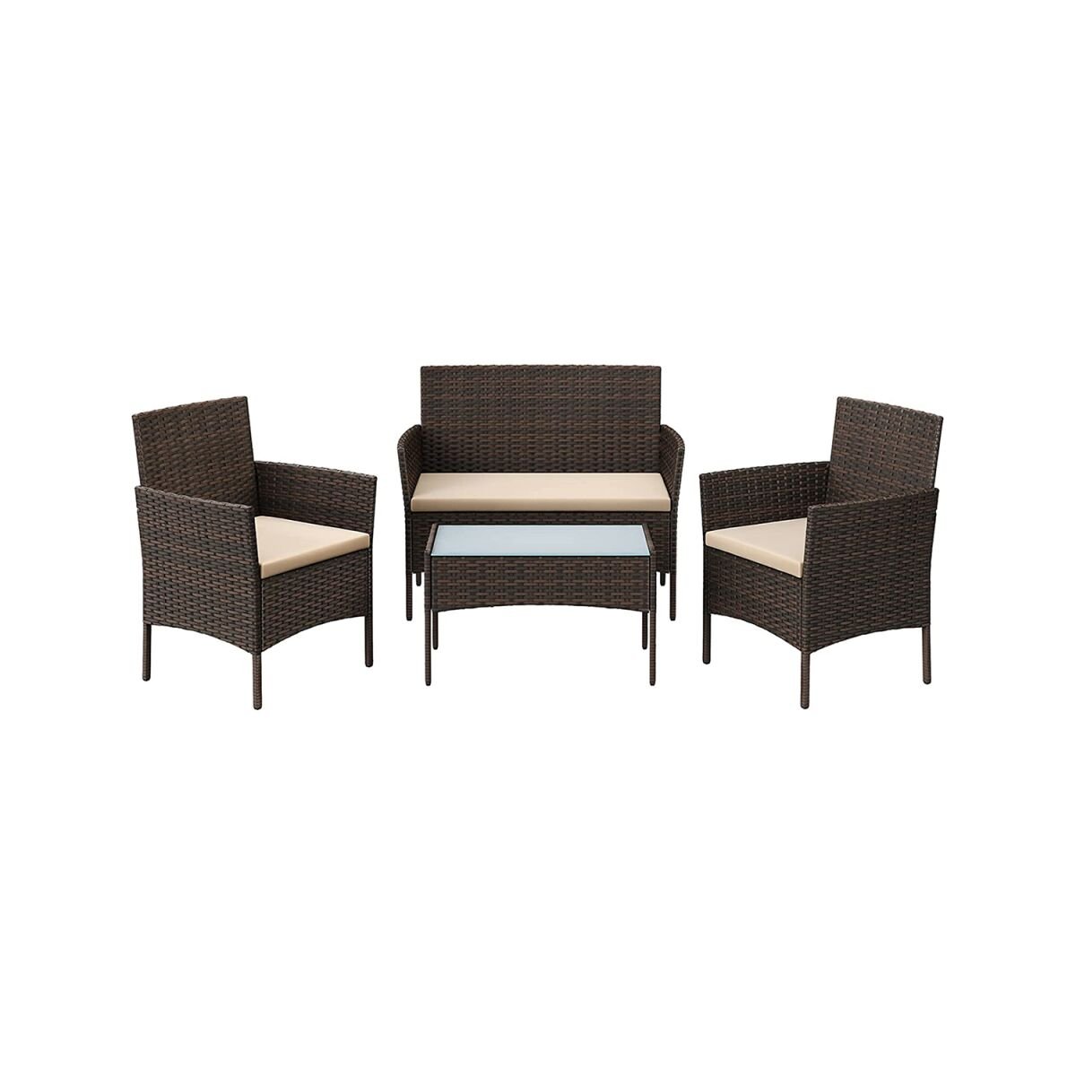 4-Piece Balcony Furniture Set