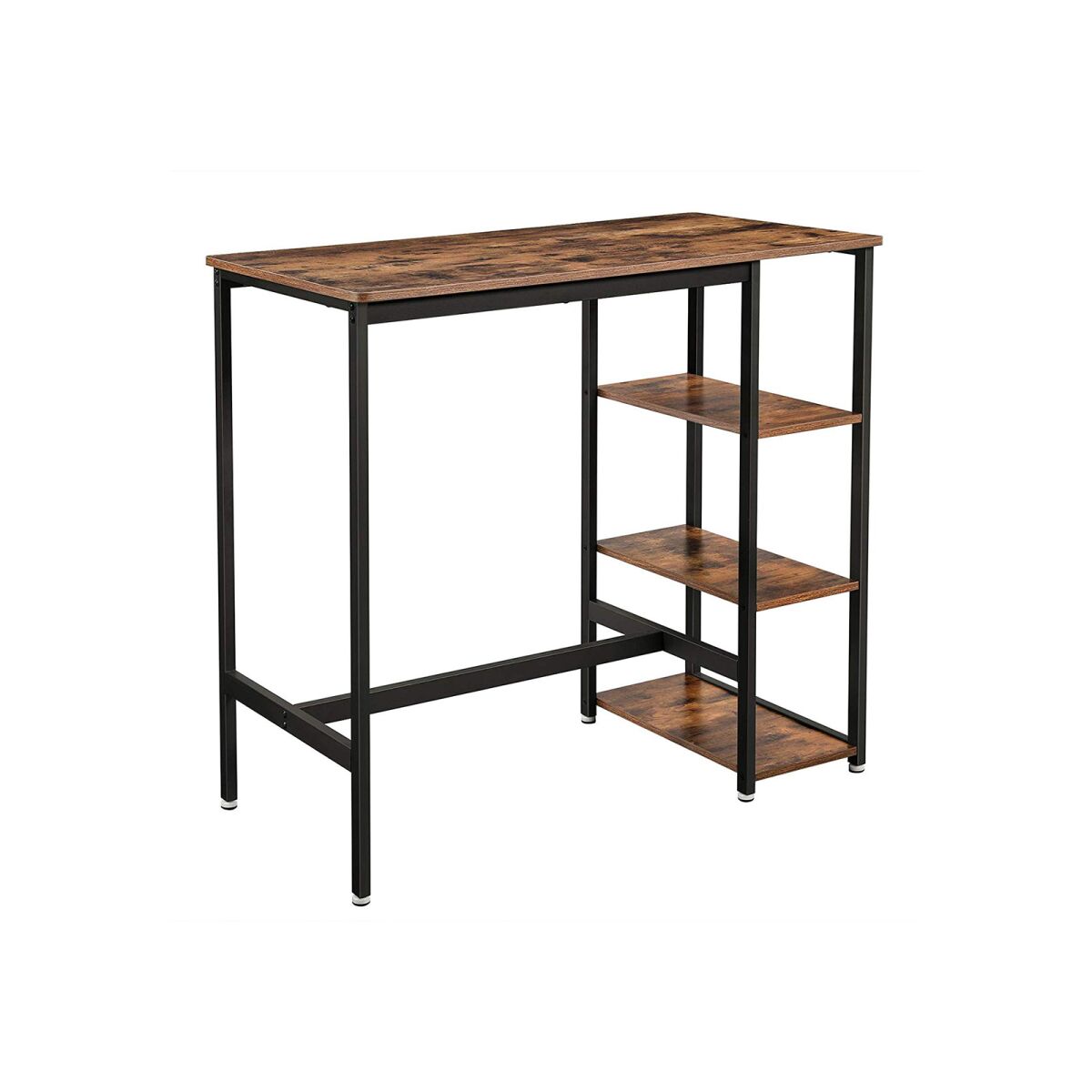 Bar Table with 3 Shelves in Industrial Design