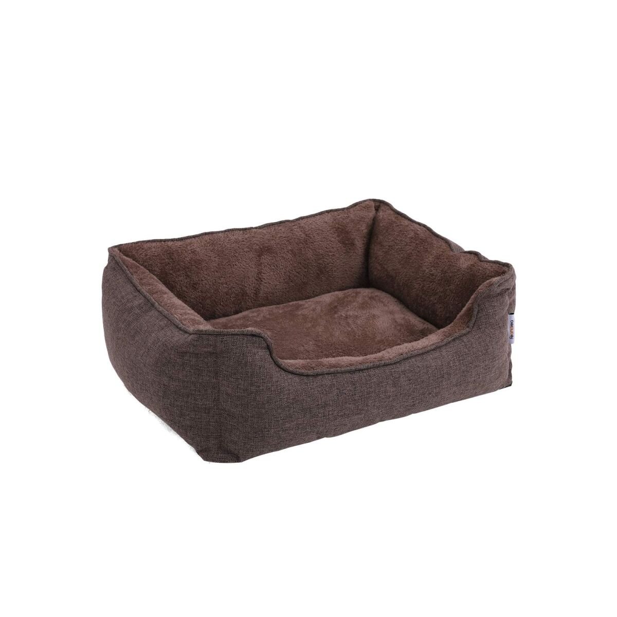 Washable Dog Bed 75 cm Brown