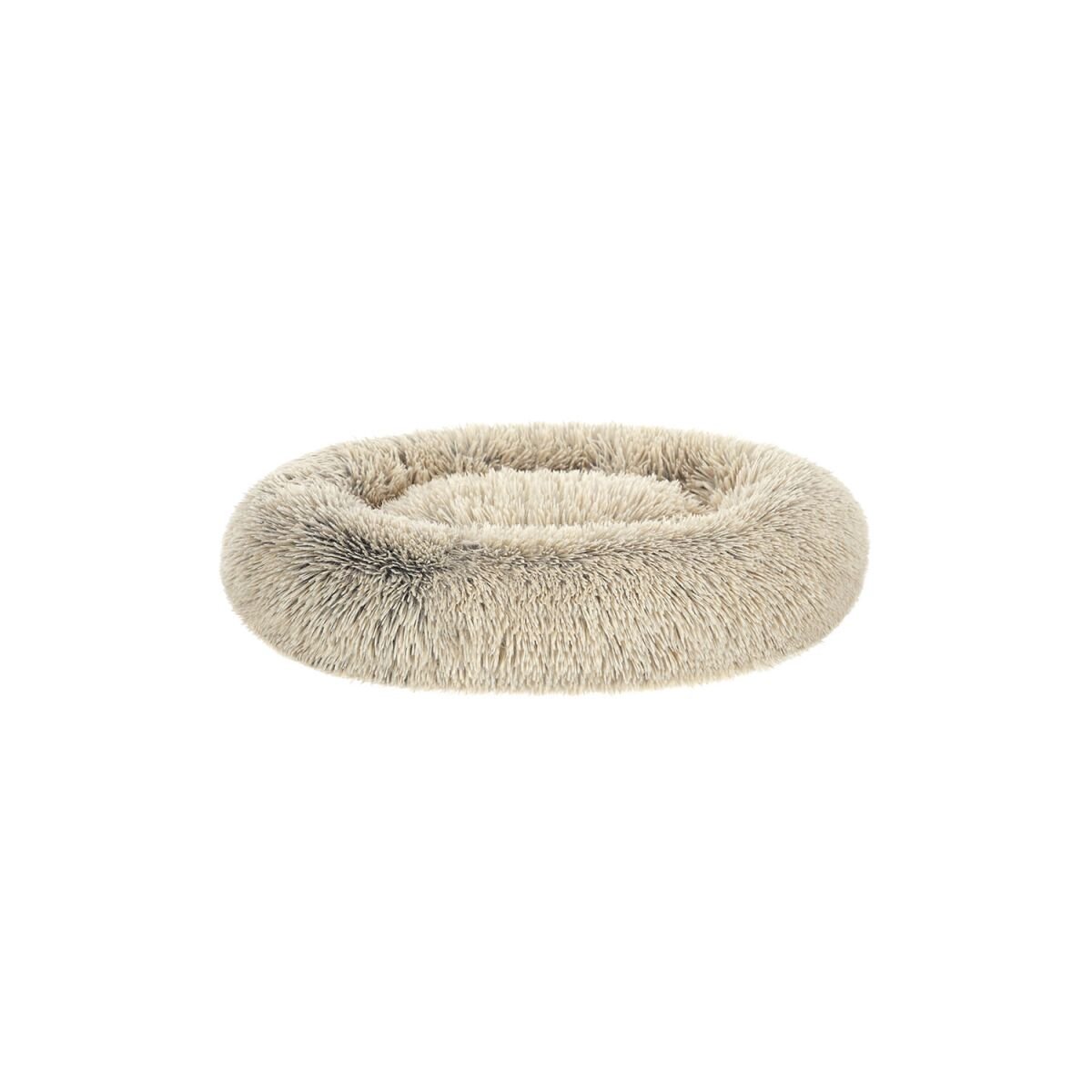 Dog Bed Fluffy with Donut Cushion Ombré Khaki