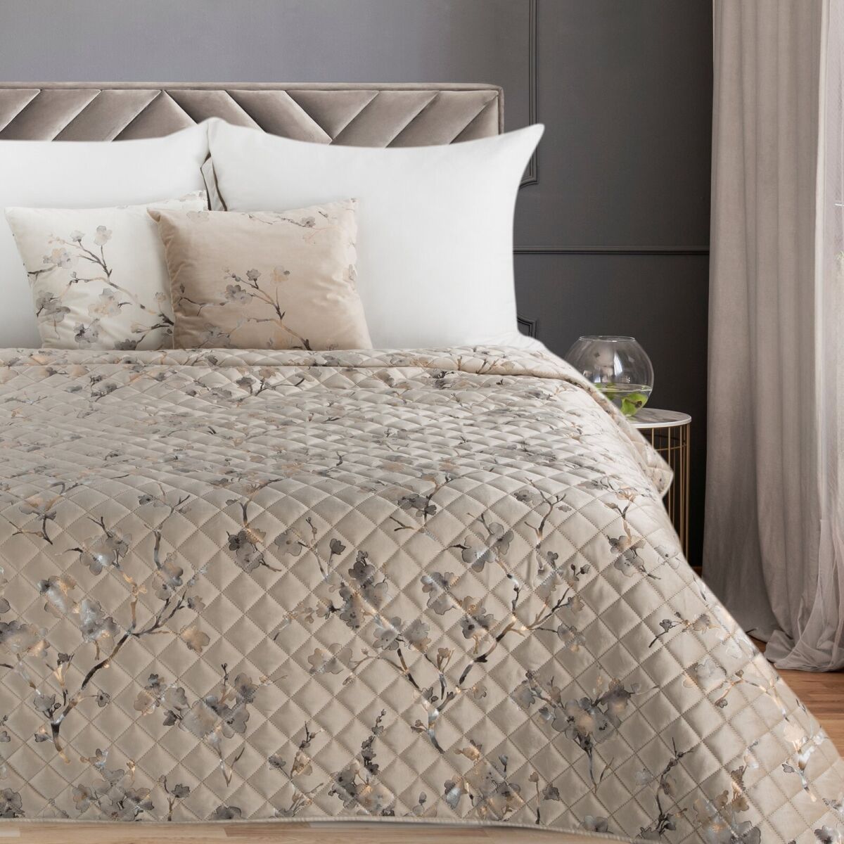 Blink Bedspread 170 x 210 cm, Beige