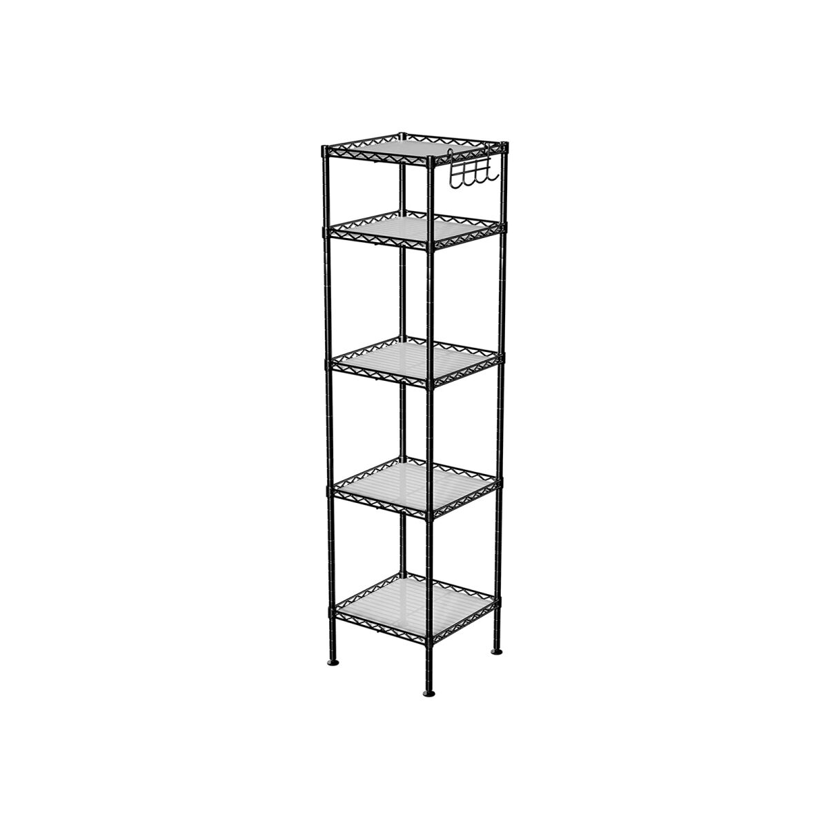 Metal Stand Shelf Black