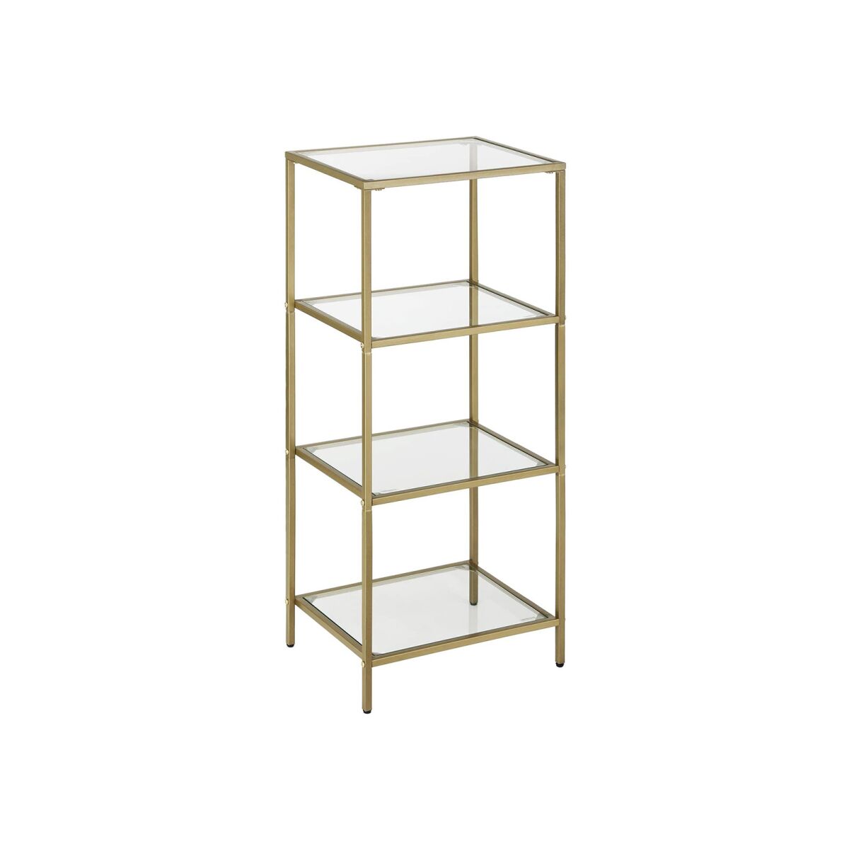 Freestanding Shelf Unit in Tempered Glass