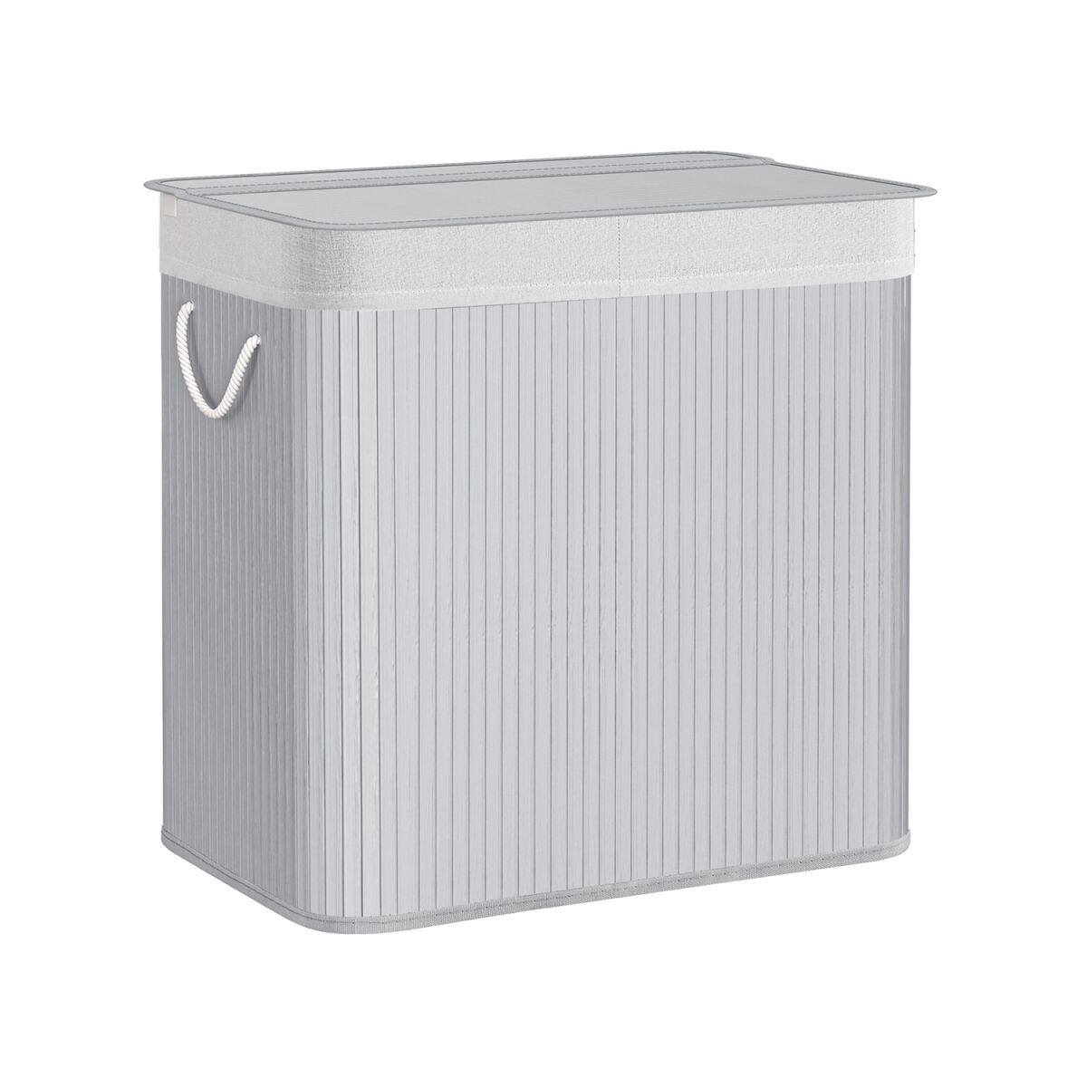 Laundry Basket with 3 Compartments