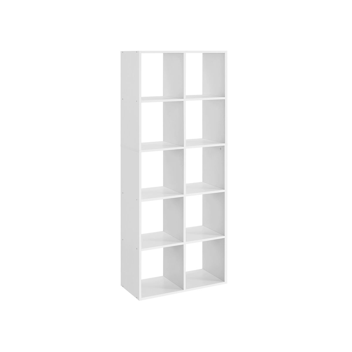 Bookshelf with 10 Compartments