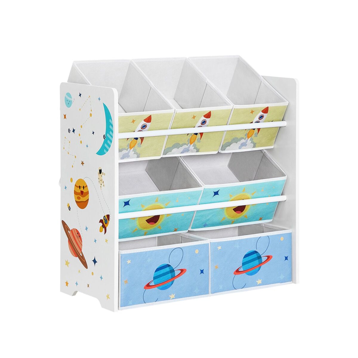 Children’s Room Shelf with 7 Bins