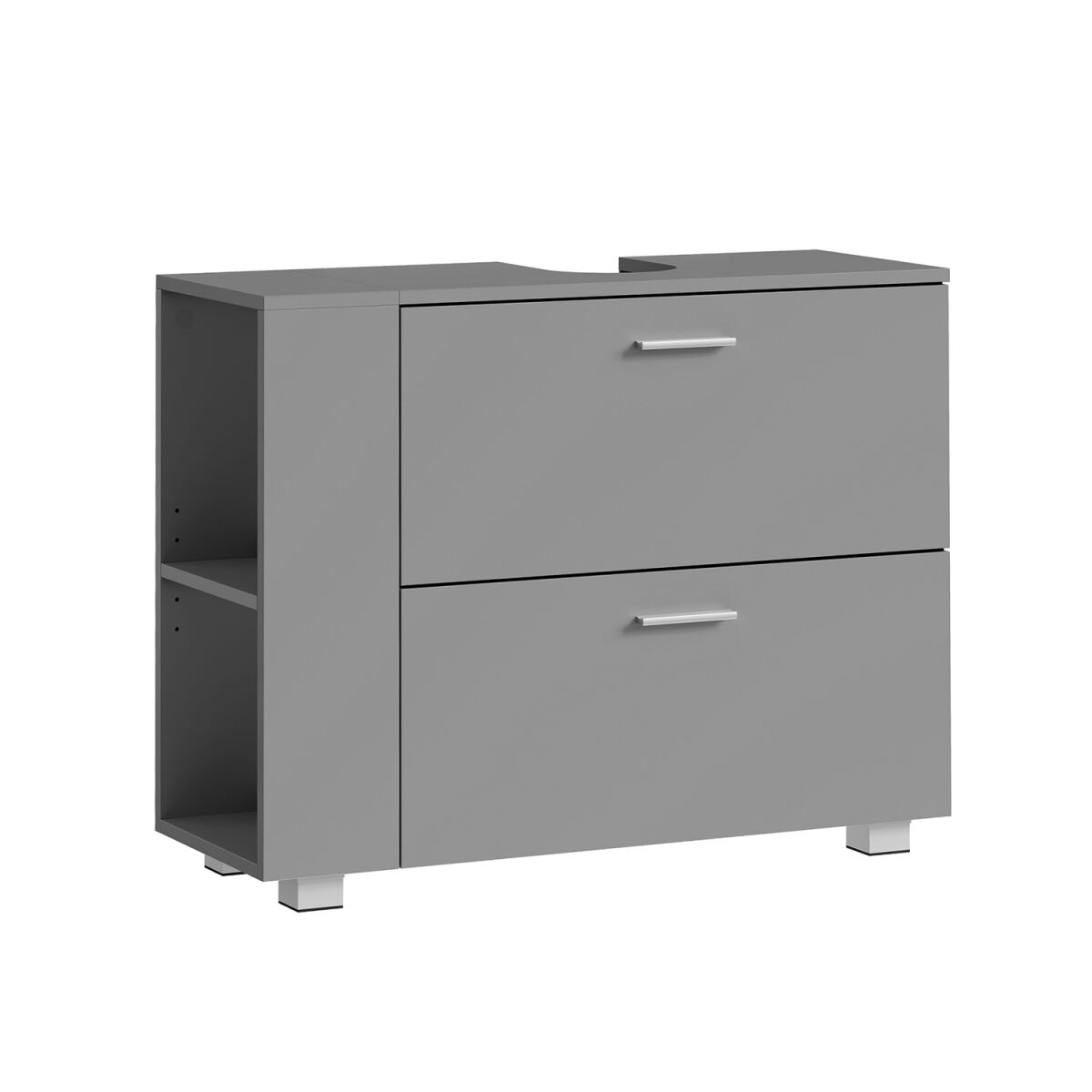 Vanity Cabinet with Open Shelves, 30 x 80 x 64 cm