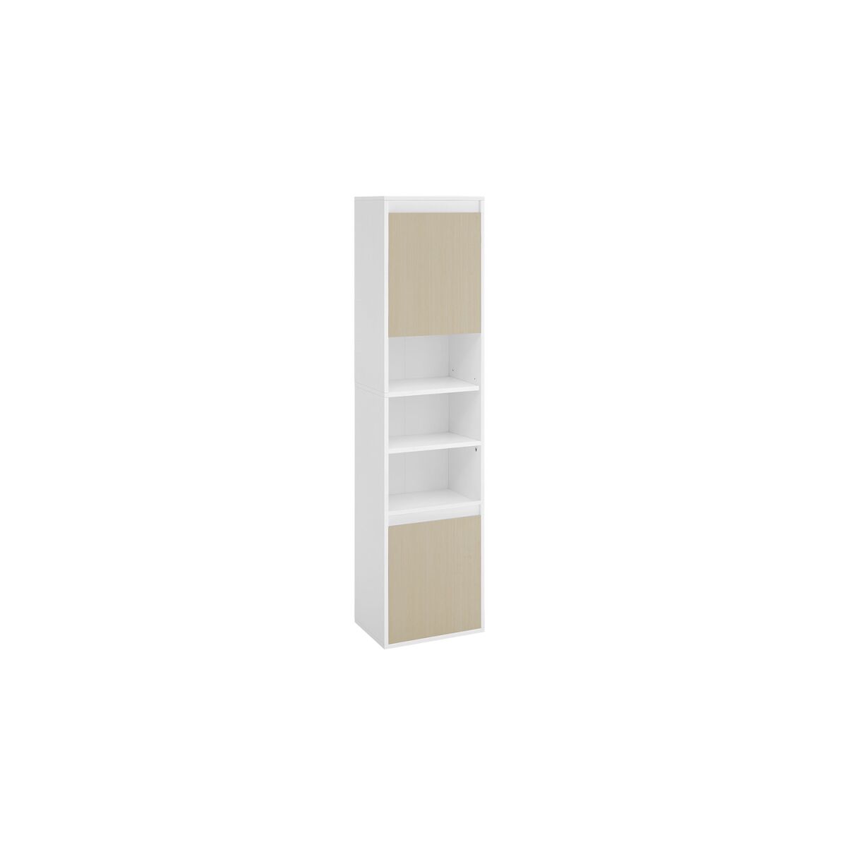 Wall-Mounted Bathroom Cabinet with 7 Compartments, 30 x 40 x 160 cm