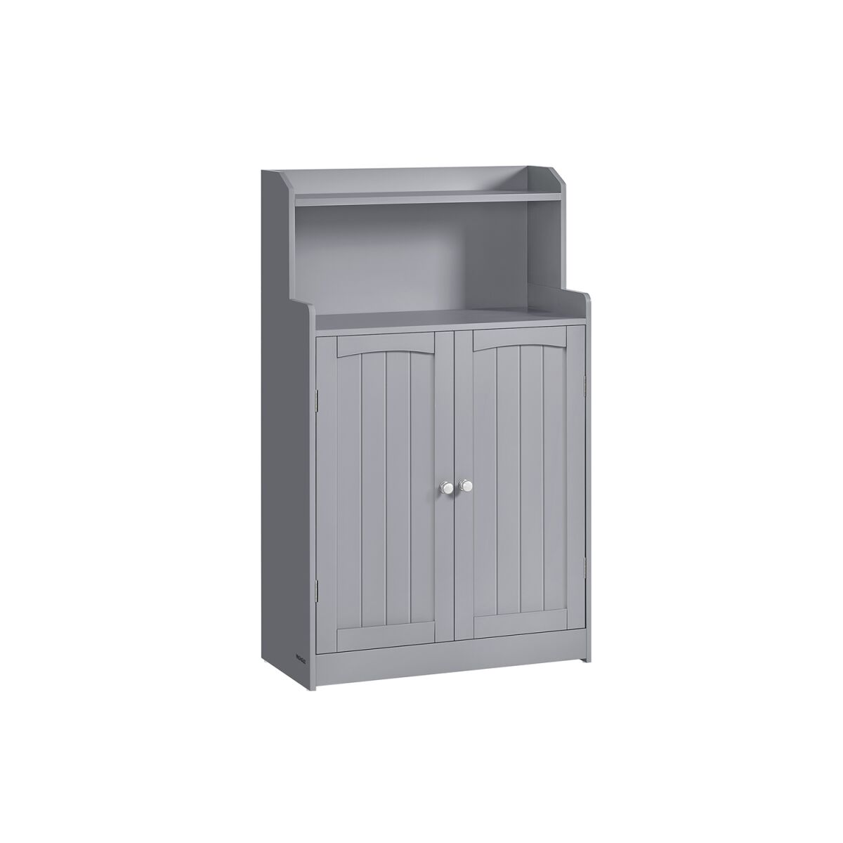 Bathroom Cabinet with 2 Doors and Adjustable Shelves, Dove Gray