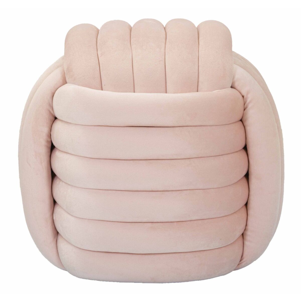 STOOL SOFTY PINK CM 45X45X45