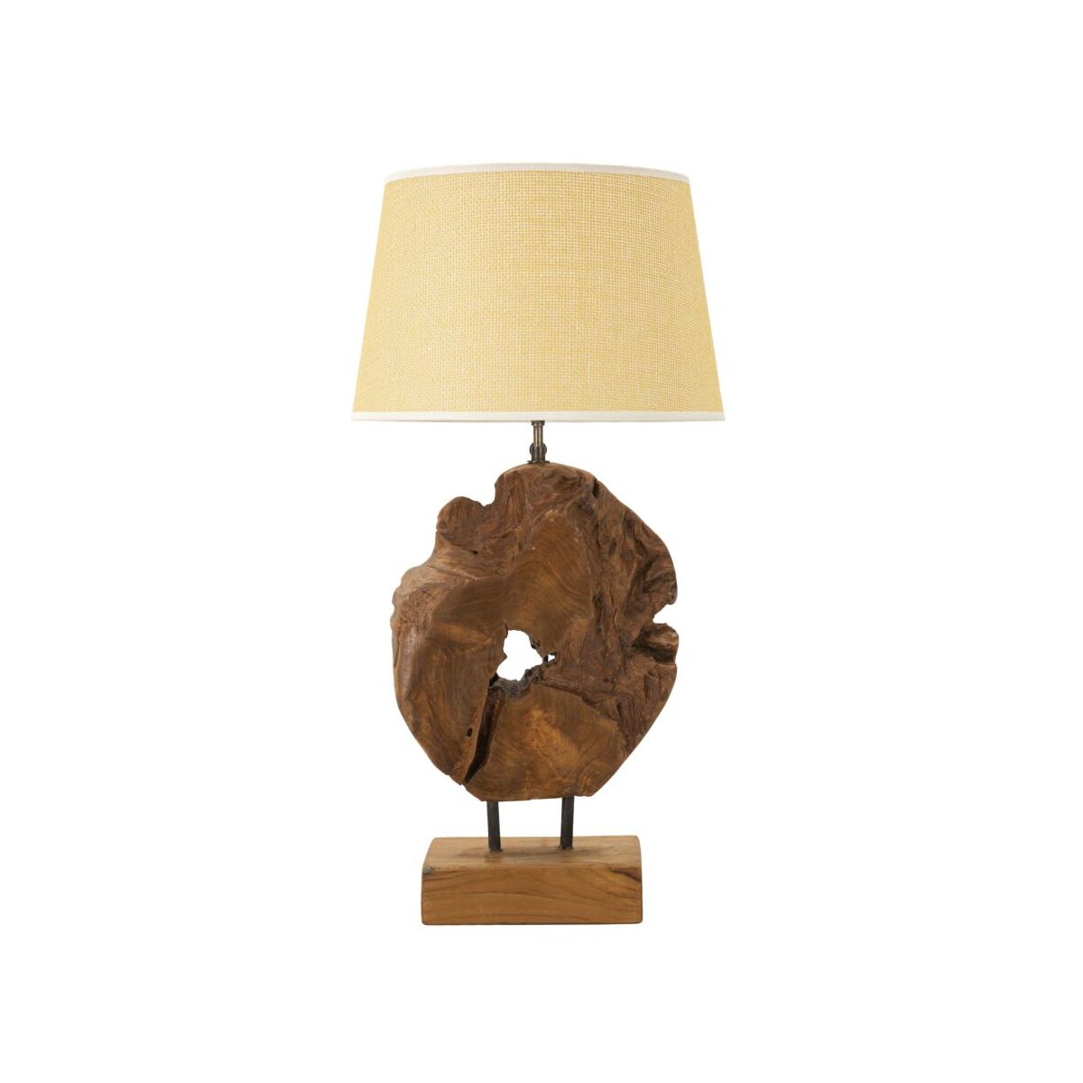 LAMPADA TEAK DA TAVOLO KEPALA CM Ø 35X69