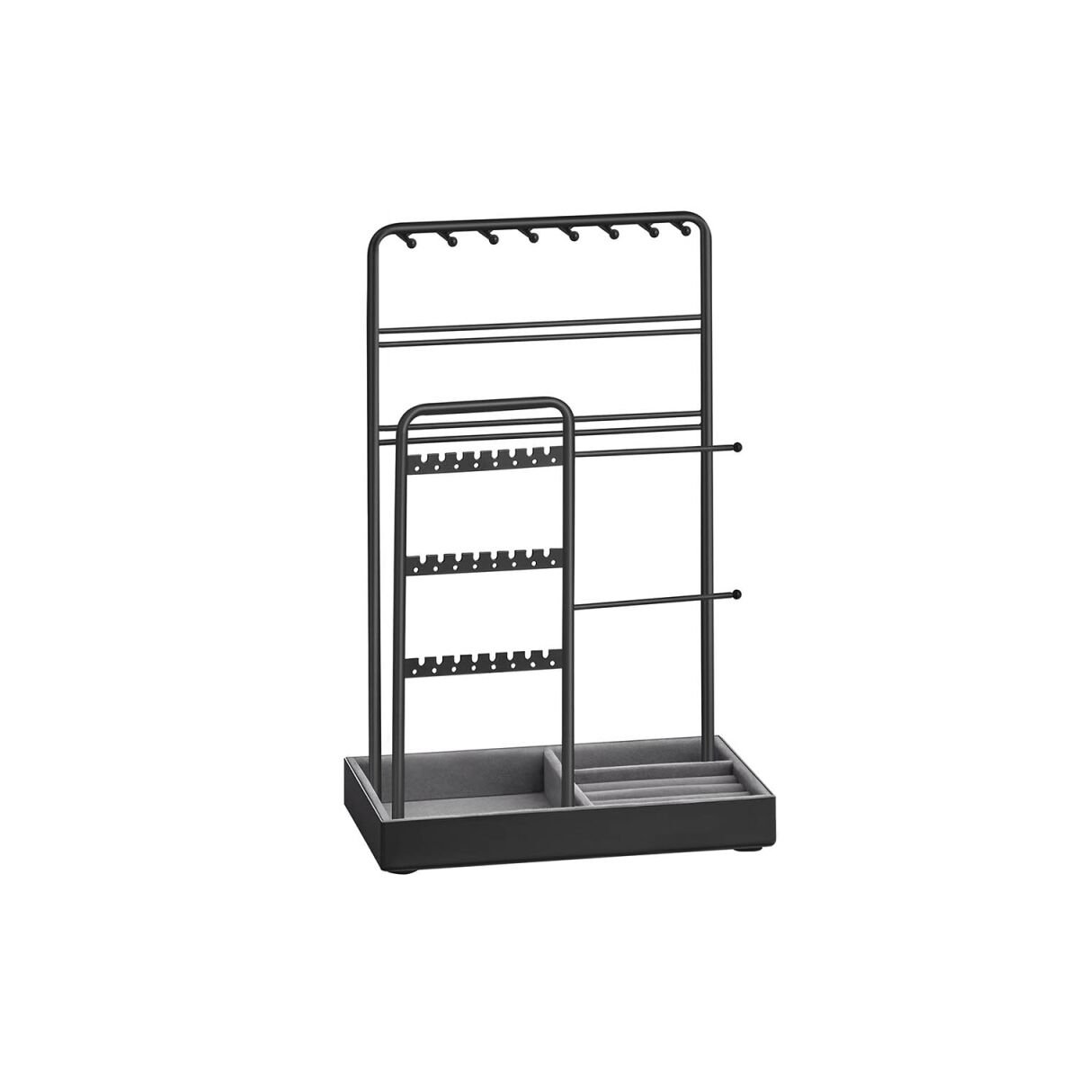 Jewelry Stand Metal Frame Gift Idea Black