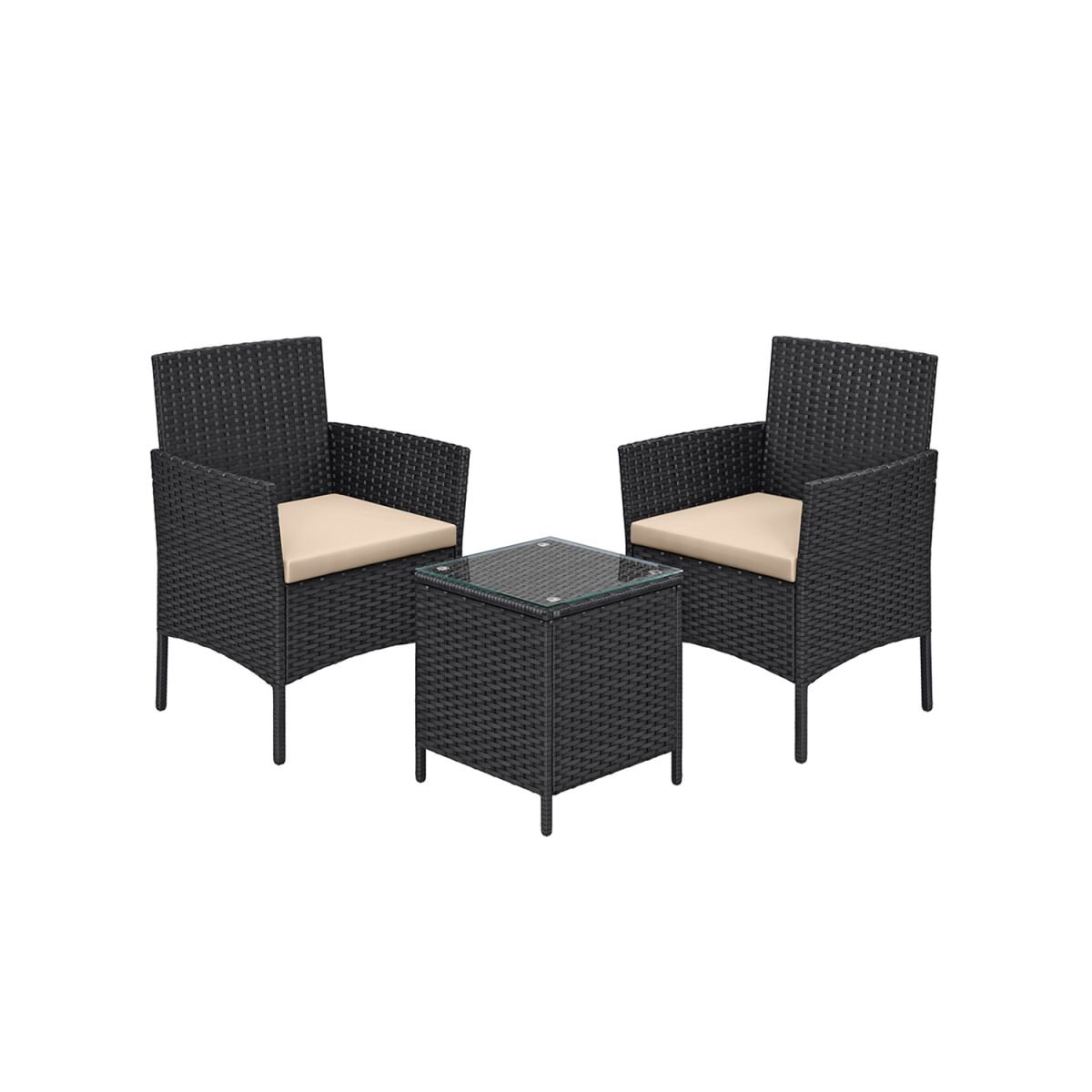 Garden Furniture Set with Table and 2 Chairs