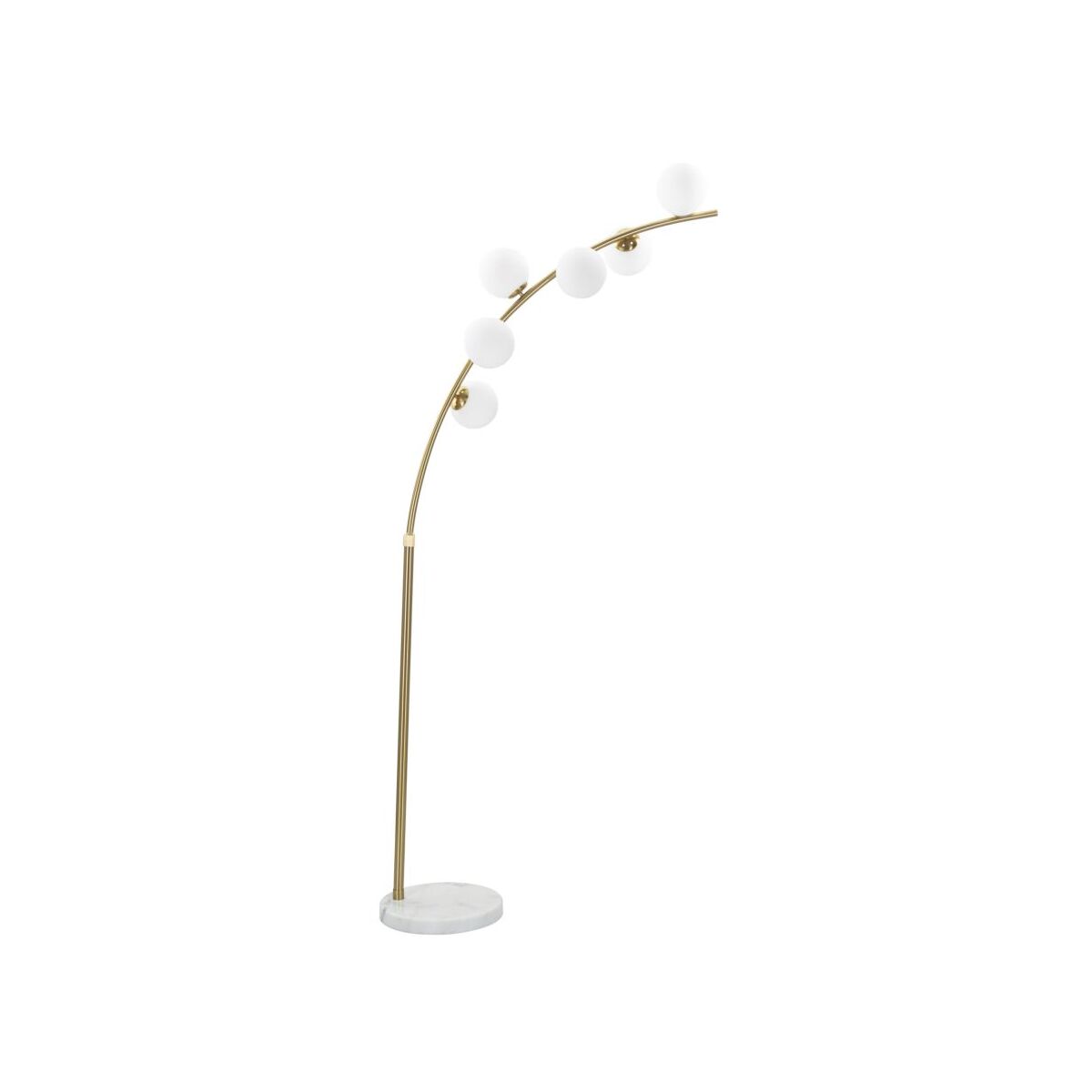 FLOOR LAMP GLAMY ARC 6 LUCI CM 130X45X220-246