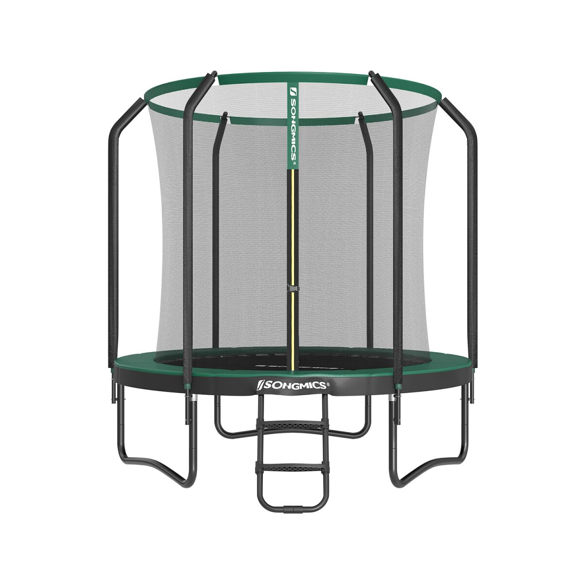 Trampoline Ø 244 cm with Enclosure Net Black-Dark Green