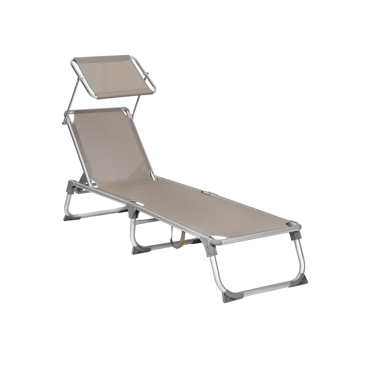 Sun Lounger Taupe