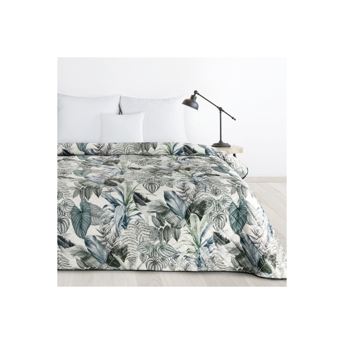 Throw Blanket Davos2 Green 170 x 210 cm