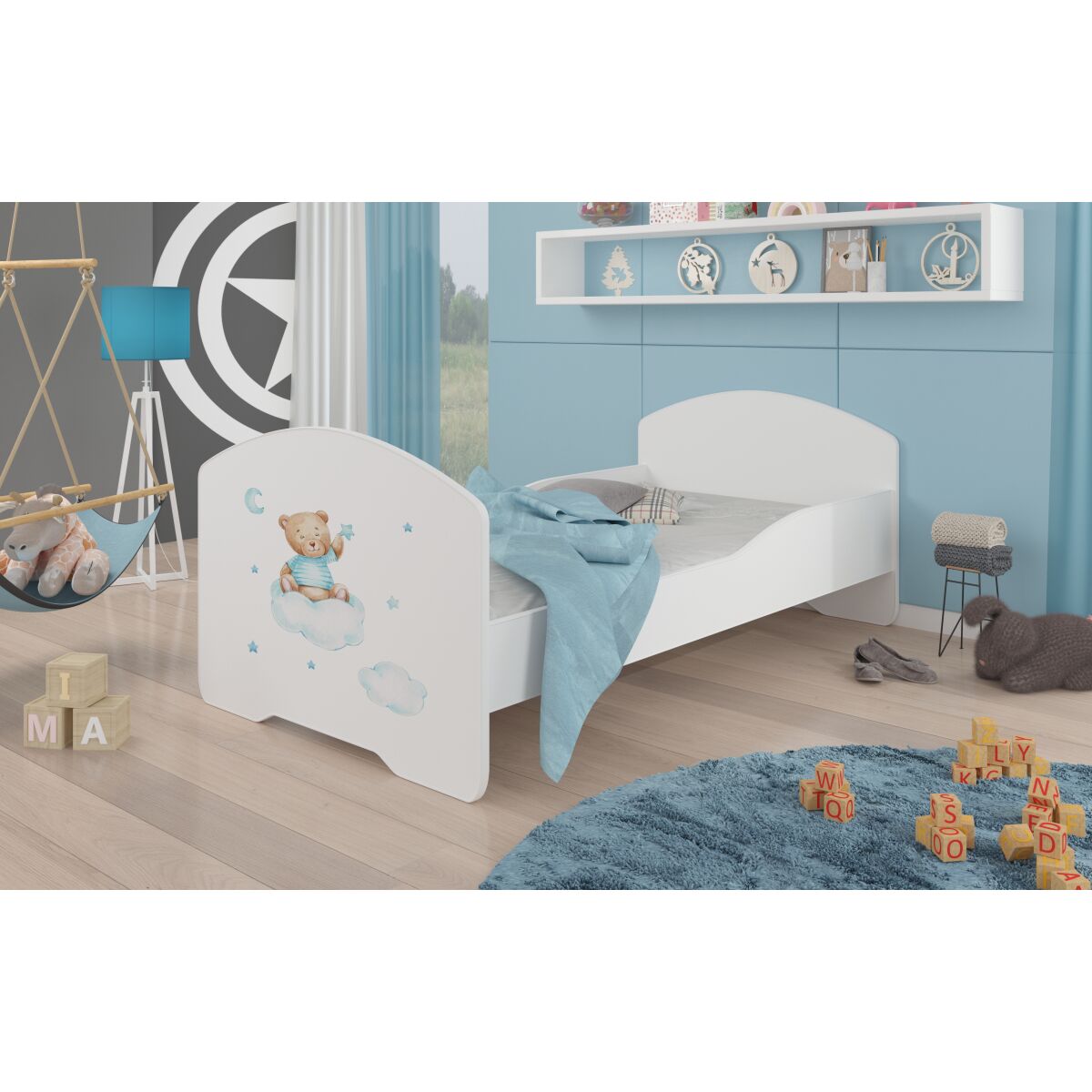 White + TEDDY BEAR AND CLOUD