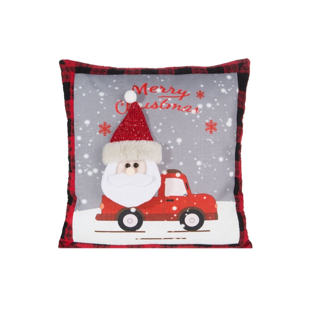 Pidulik padjakate Santa 45 x 45 cm helehall