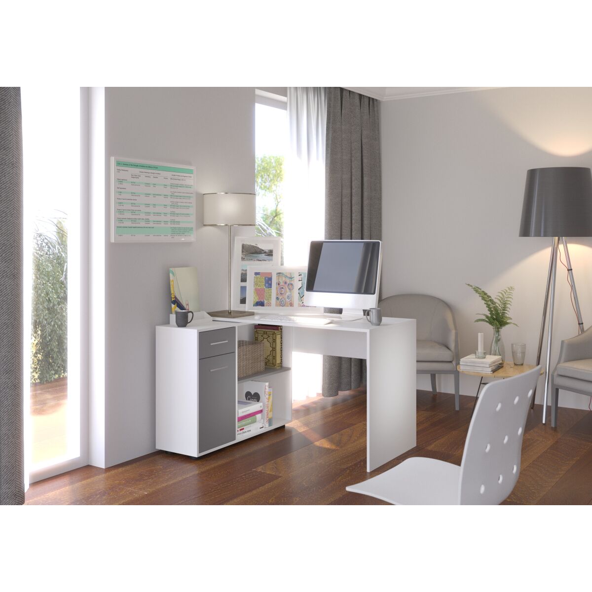 Corner desk SAULO