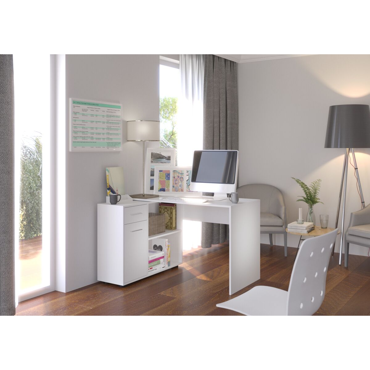 Corner desk SAULO