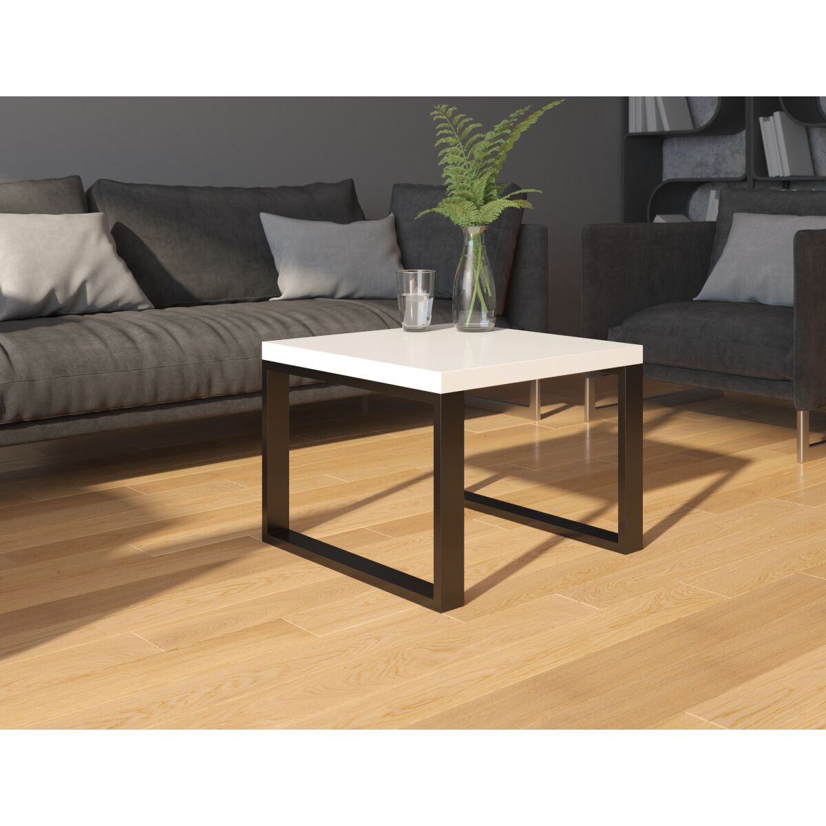 White Shine + Black Mat