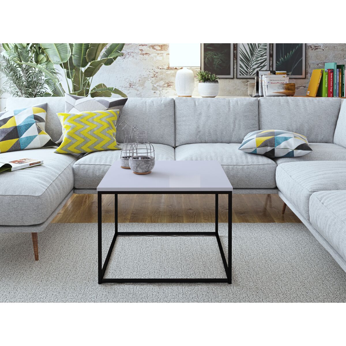 White Shine + Black Mat