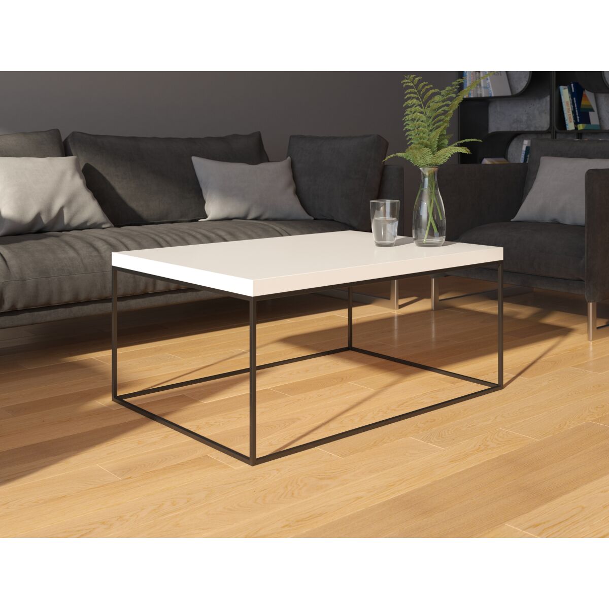 White Shine + Black Mat