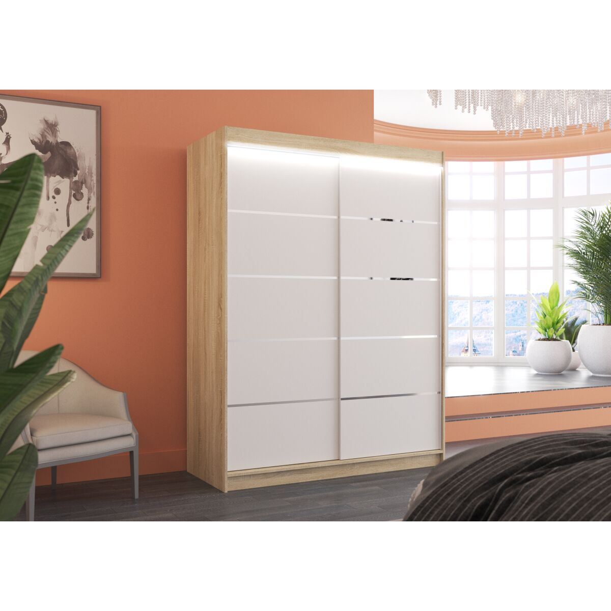 Sliding wardrobe LUFT 150