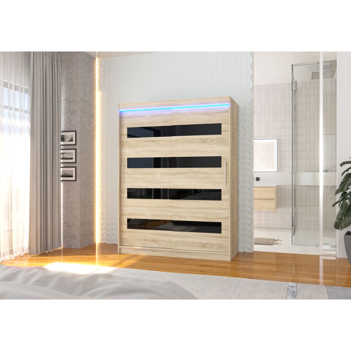 Sonoma + Black Lacobel