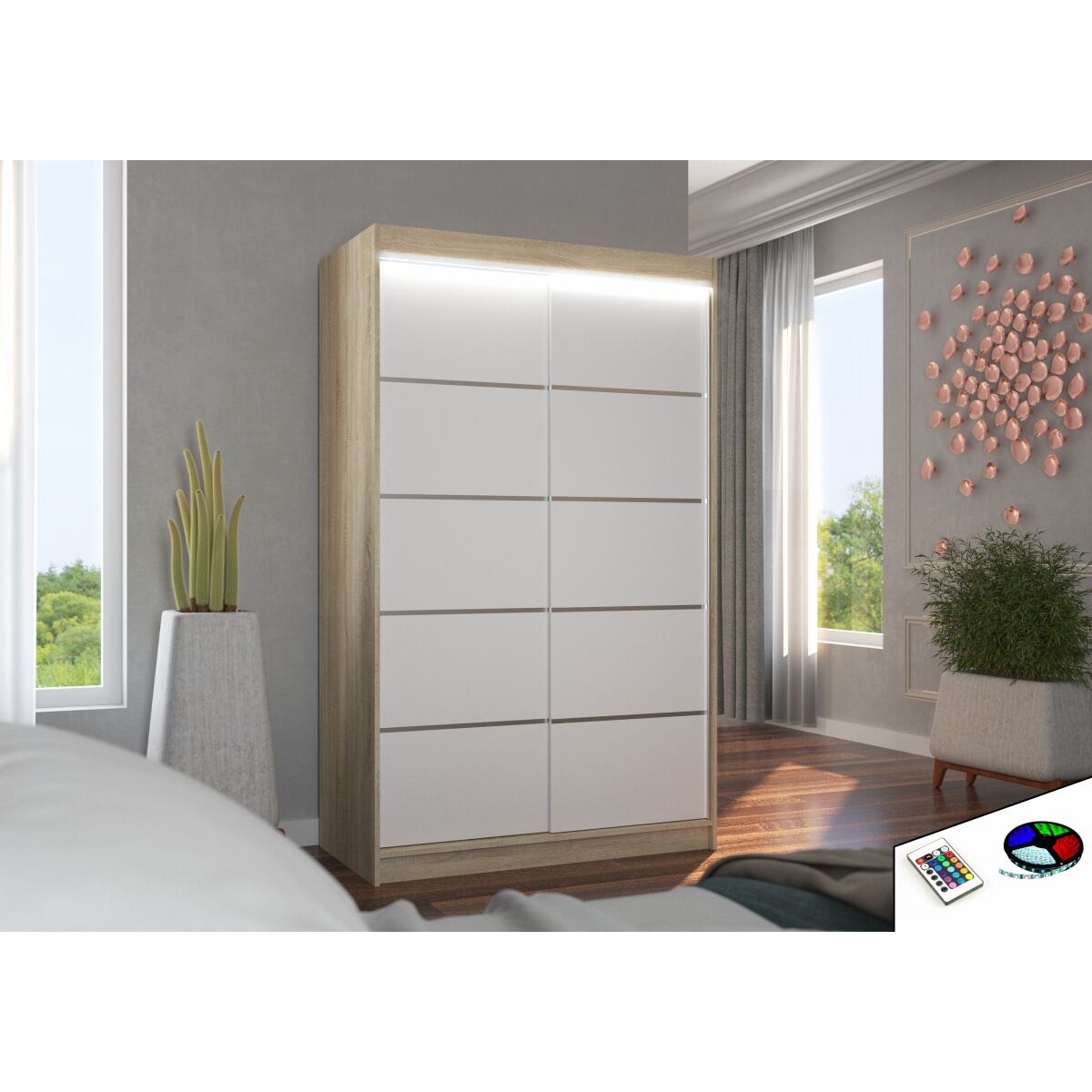 Sliding wardrobe BENISSO 120