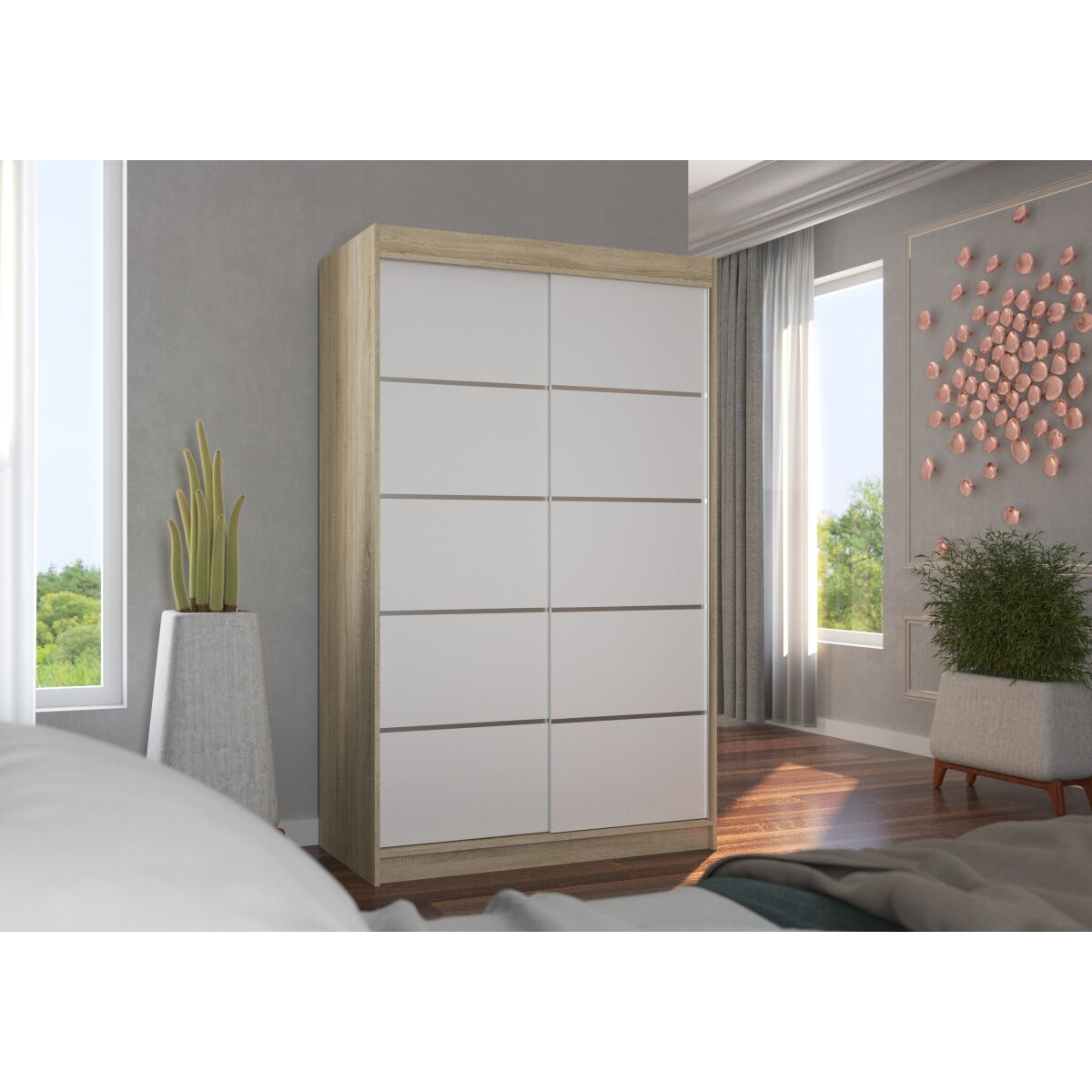 Sliding wardrobe BENISSO 120 Sliding wardrobe BENISSO 120