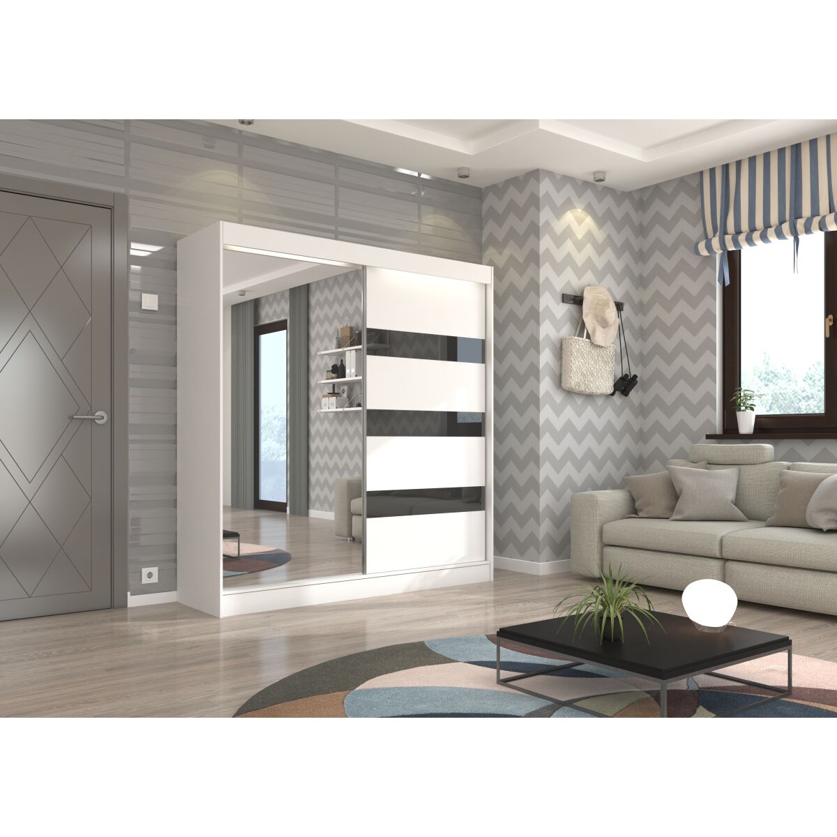 White + Black Lacobel