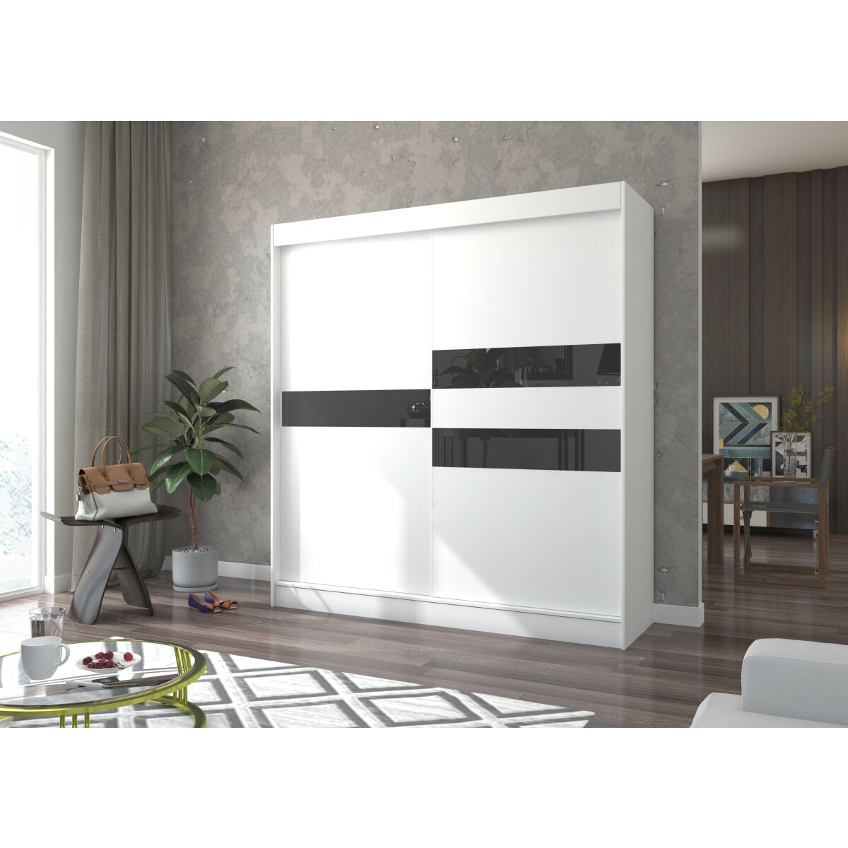 White + Black Lacobel