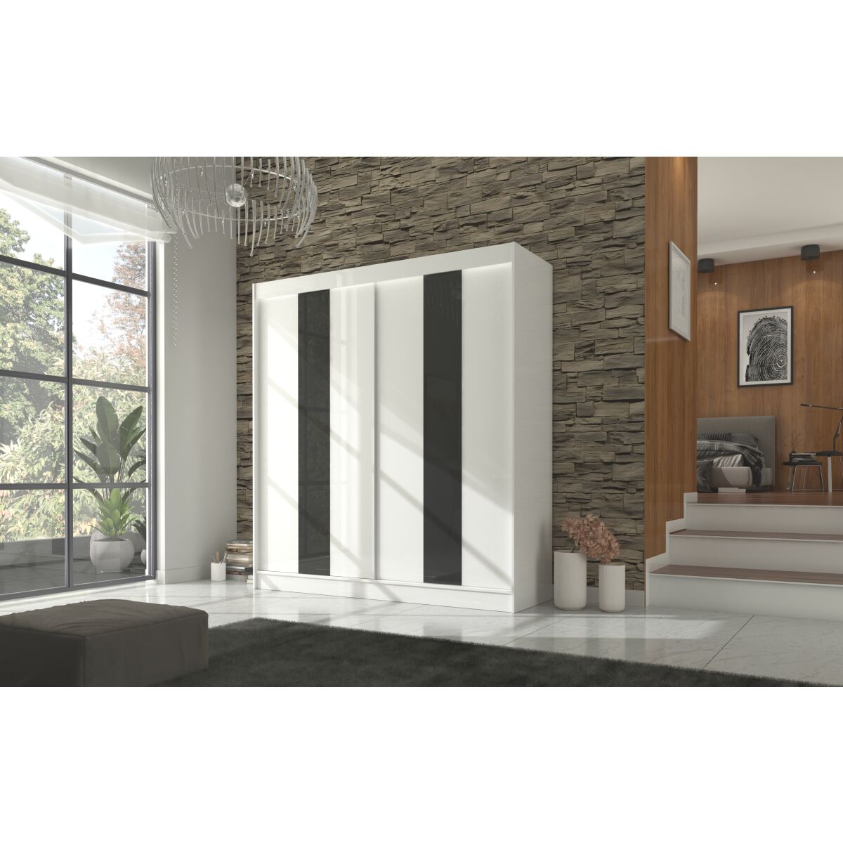 White + Black Lacobel