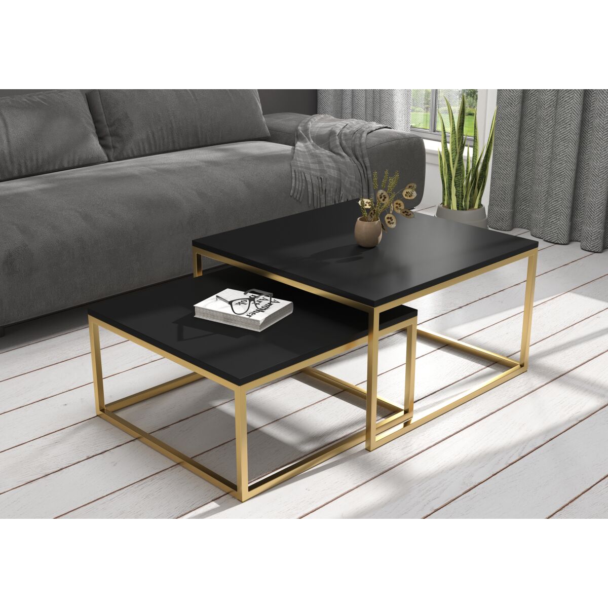 Gold + Black