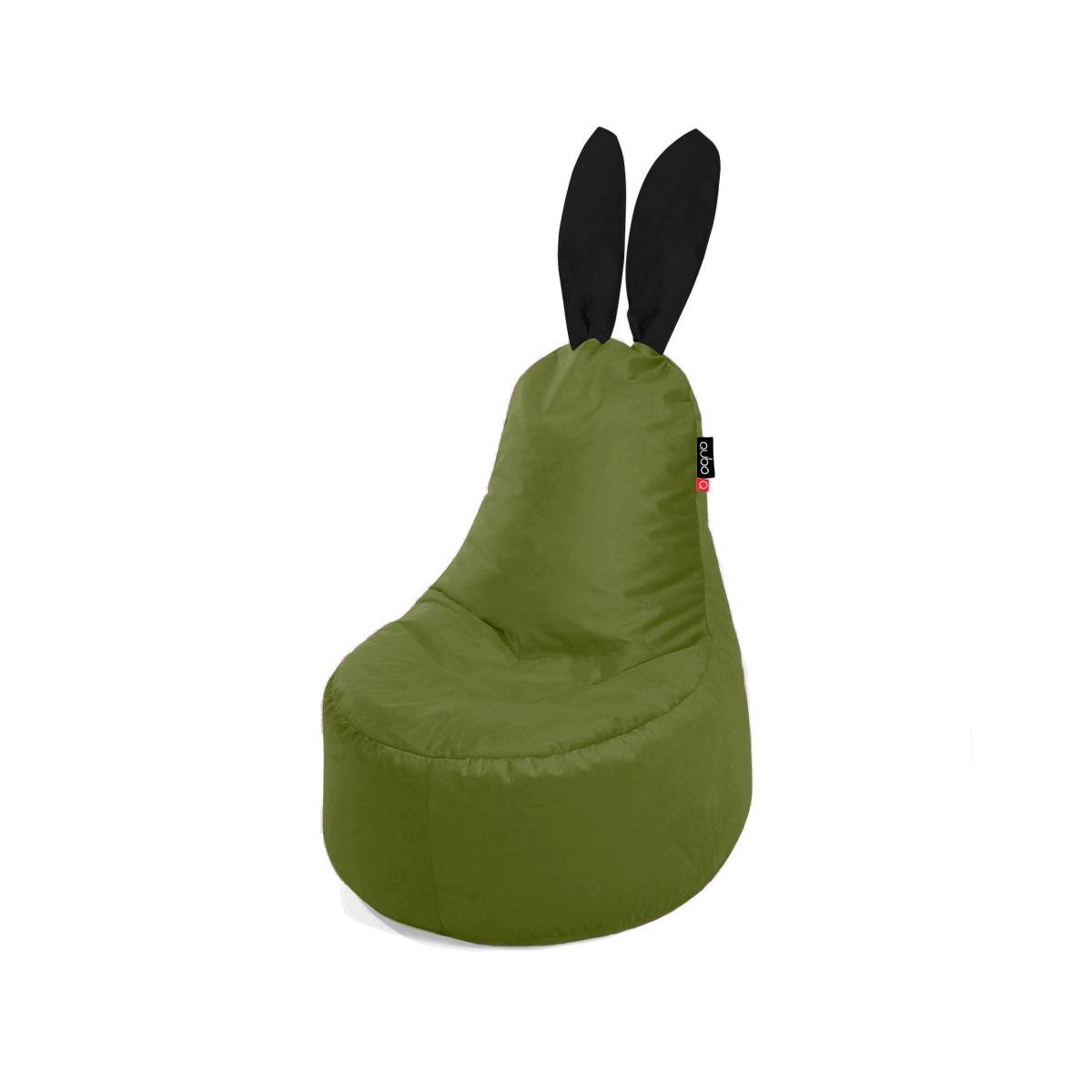 Kott-tool Qubo™ Mommy Rabbit Black Ears Moss VELVET FIT