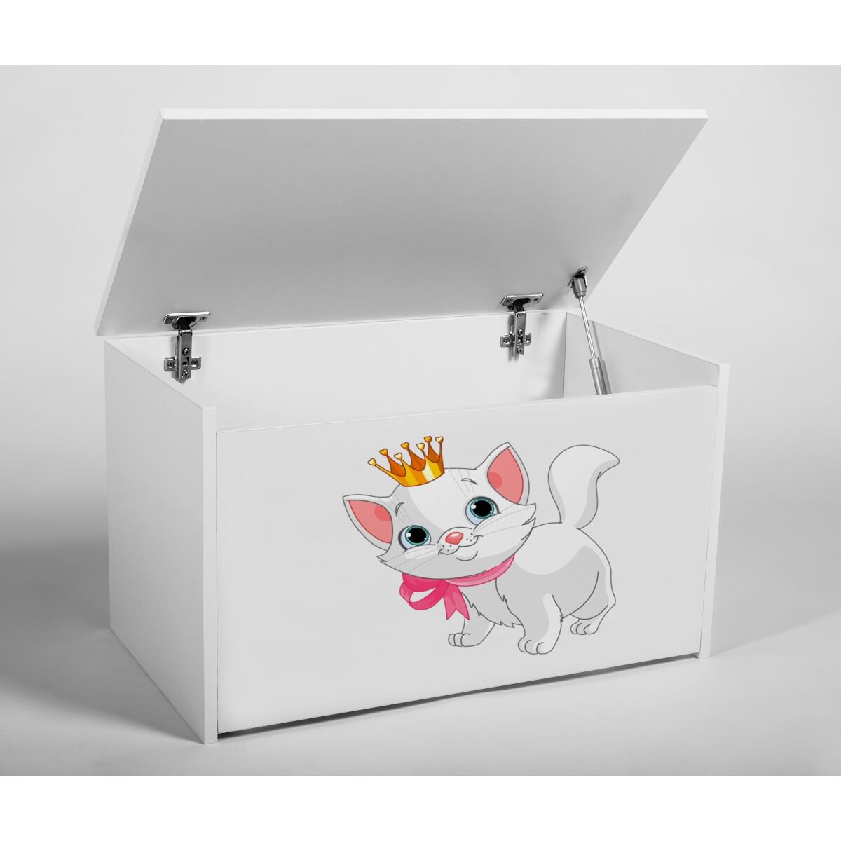 Toy box DARIA – White + CAT Toy box DARIA – White + CAT