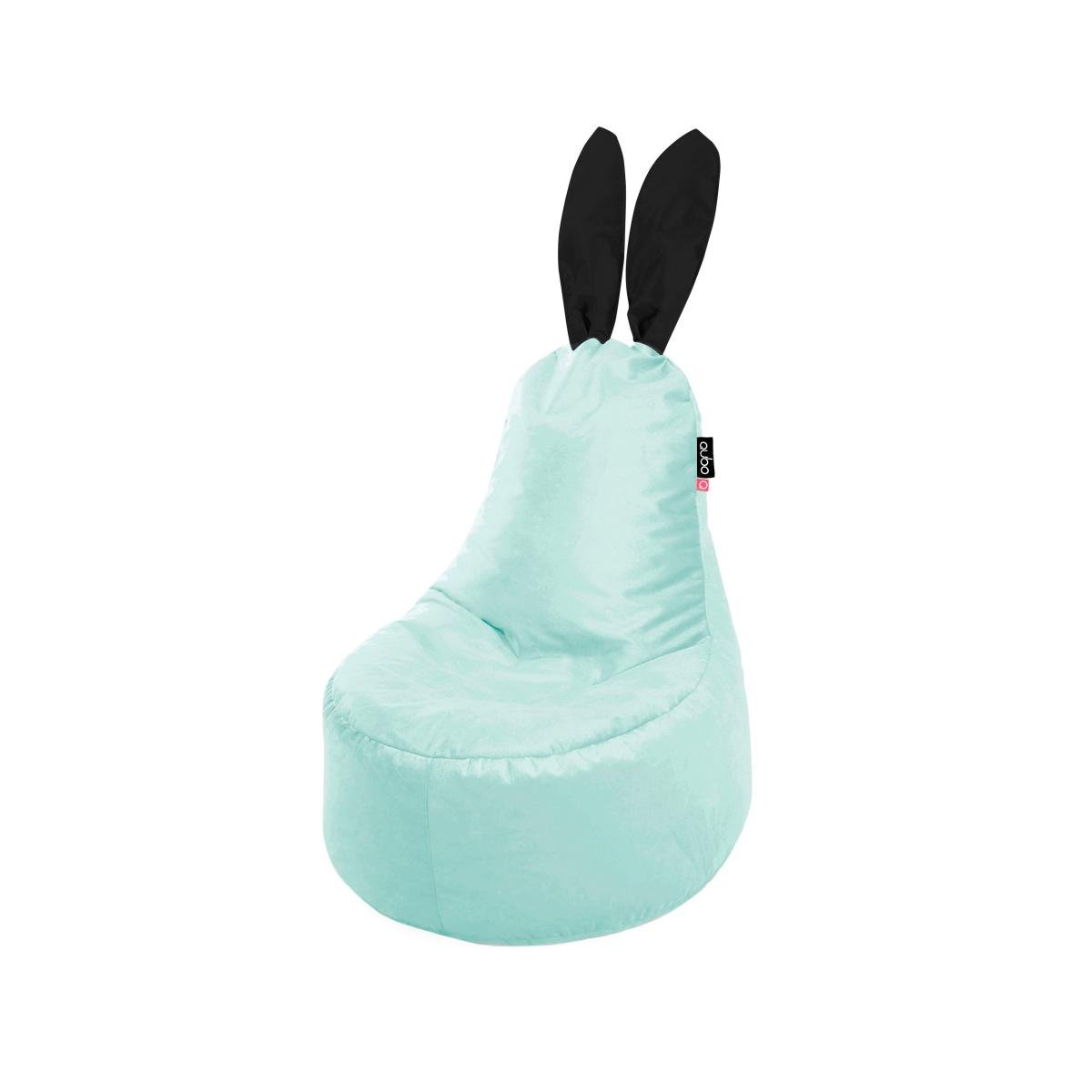 Kott-tool Qubo™ Mommy Rabbit Black Ears Seafoam VELVET FIT