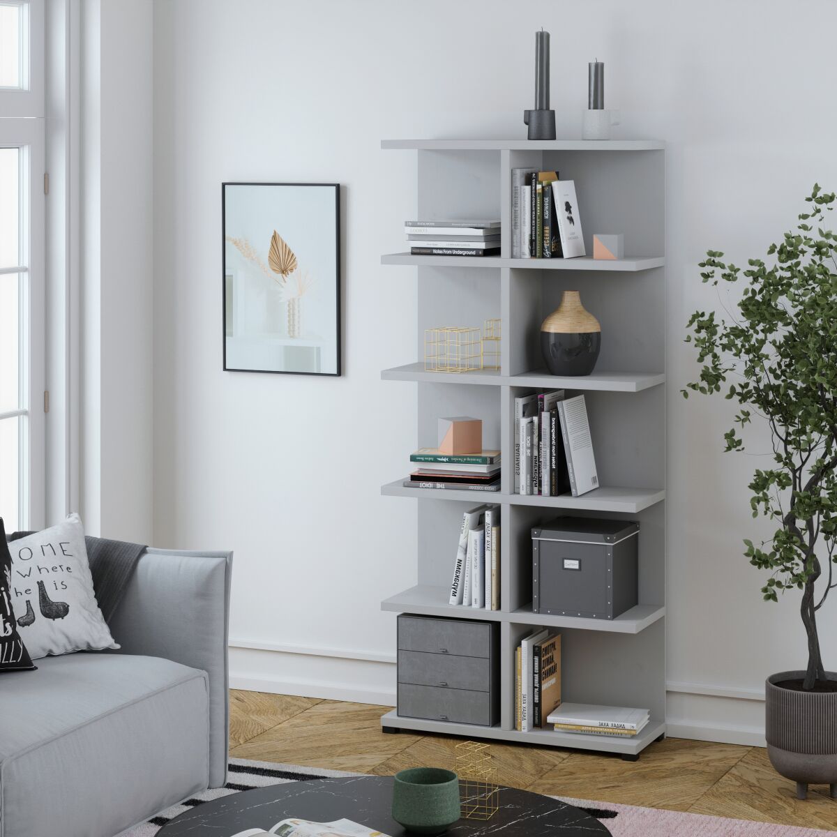 Raamaturiiul MORRISON – Gray + Gray