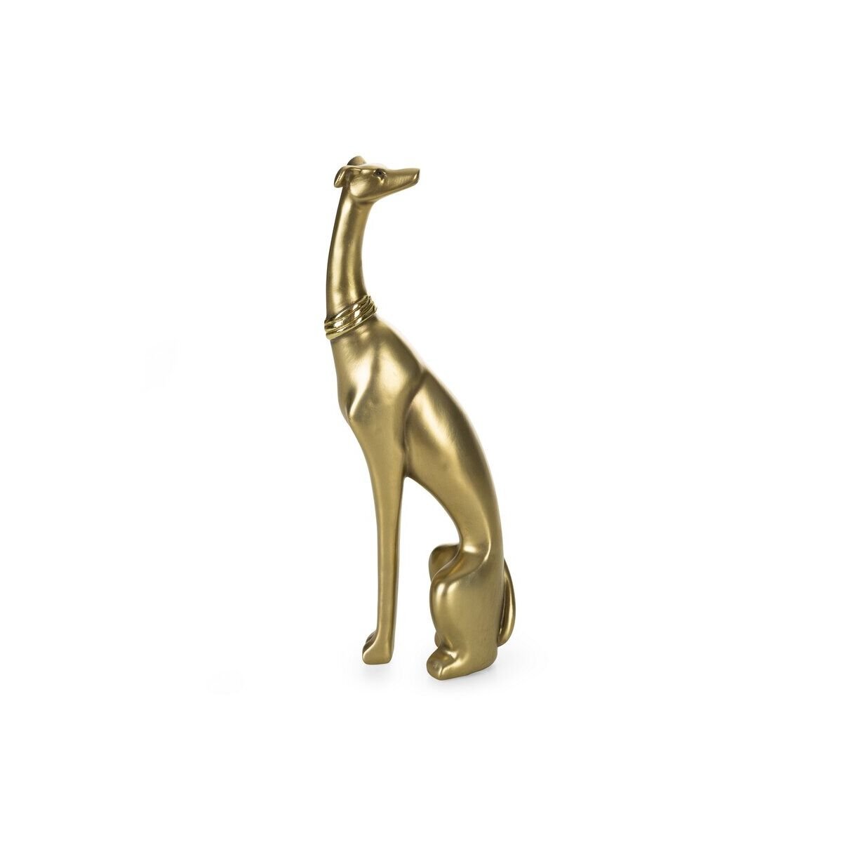 Decorative Figurine Dog 13 x 7 x 36 cm Gold